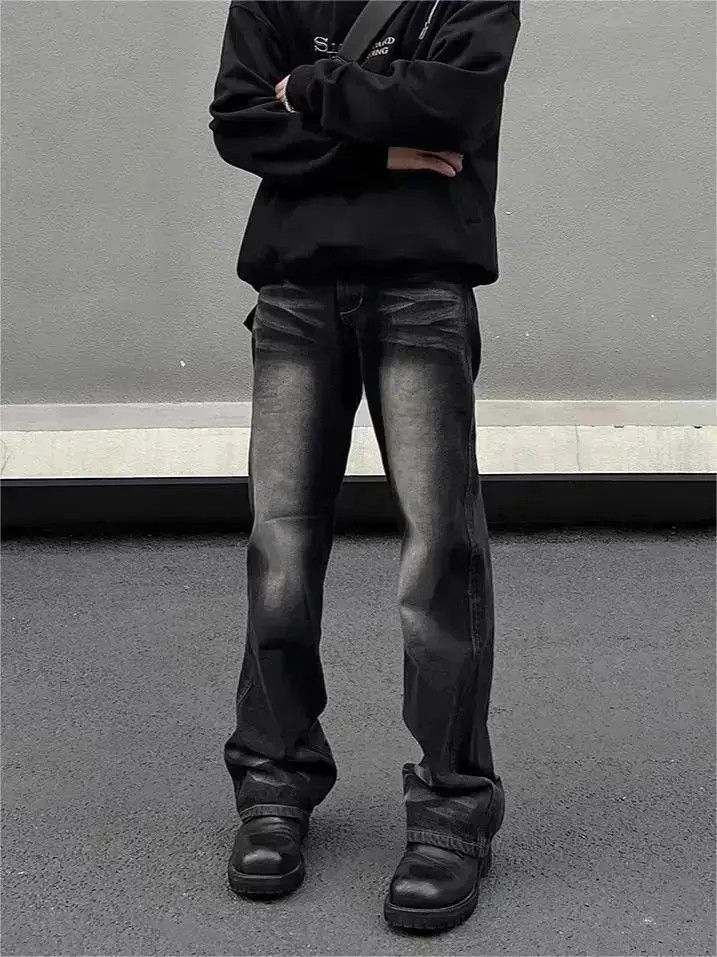 Japanese Brand Minimalist slim fit micro flared jeans Size US 32 / EU 48 - 1 Thumbnail