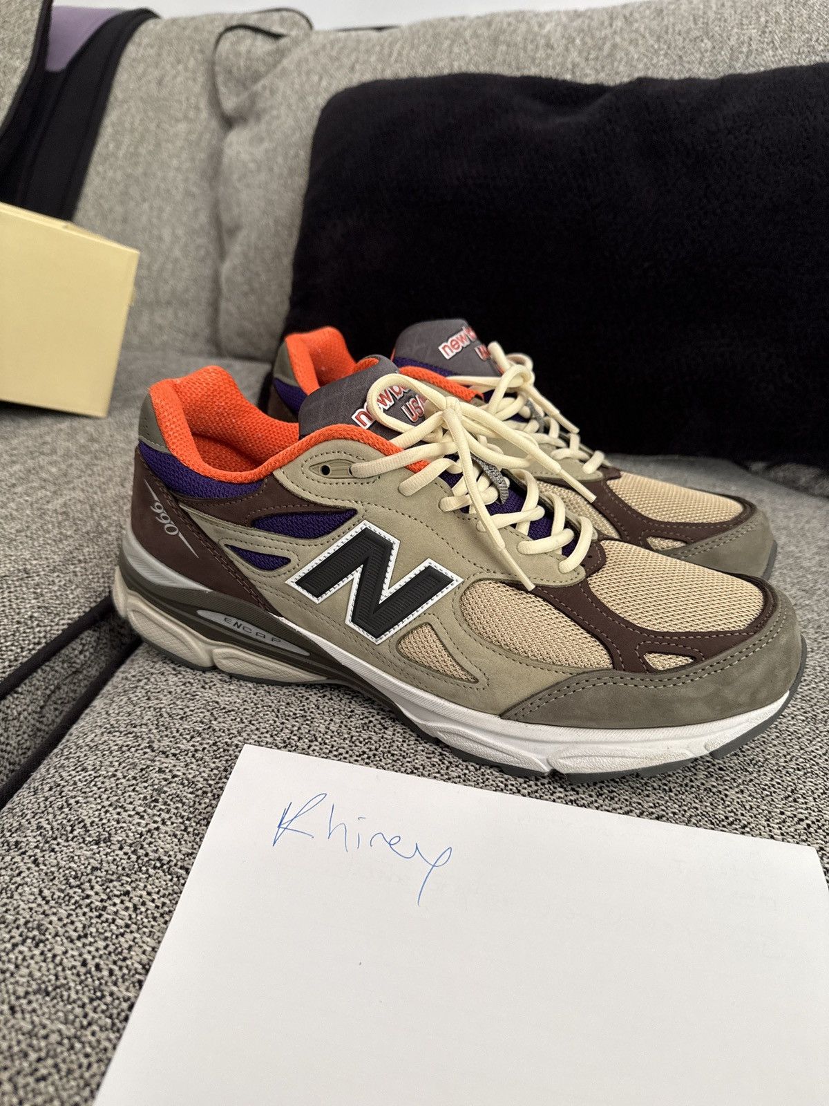 New Balance New Balance 574 Shoe Mens Size 10.5 ML574BPH Blue Brown Grailed