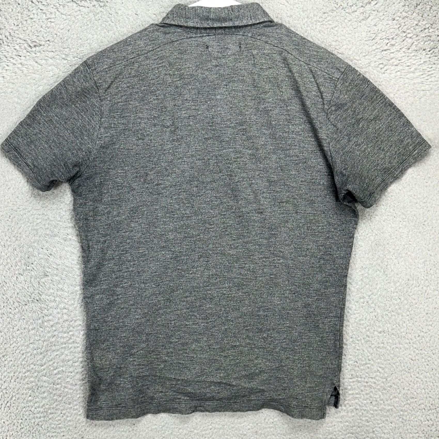 Outerknown VINTAGE Outer Known Polo Shirt Mens Large Gray Rugby Organic Cotton Size US L / EU 52-54 / 3 - 3 Thumbnail