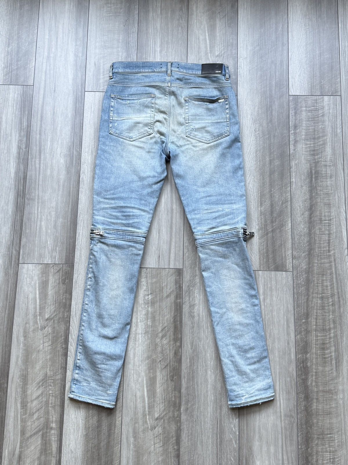 Amiri Amiri MX2 Indigo/Orange Flannel Denim Size US 33 - 12 Thumbnail