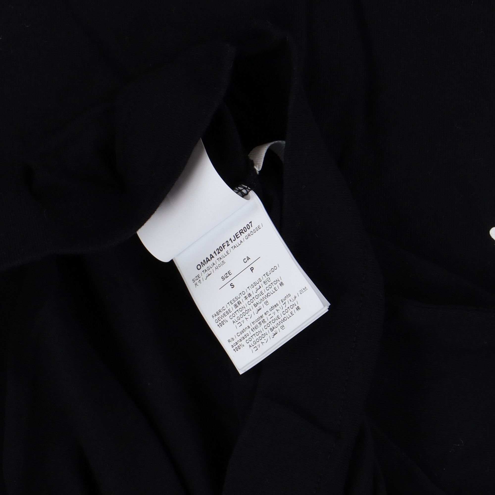 Off-White Black Caravaggio Arrows Oversized Skate T-Shirt Size S / US 4 / IT 40 - 8 Thumbnail