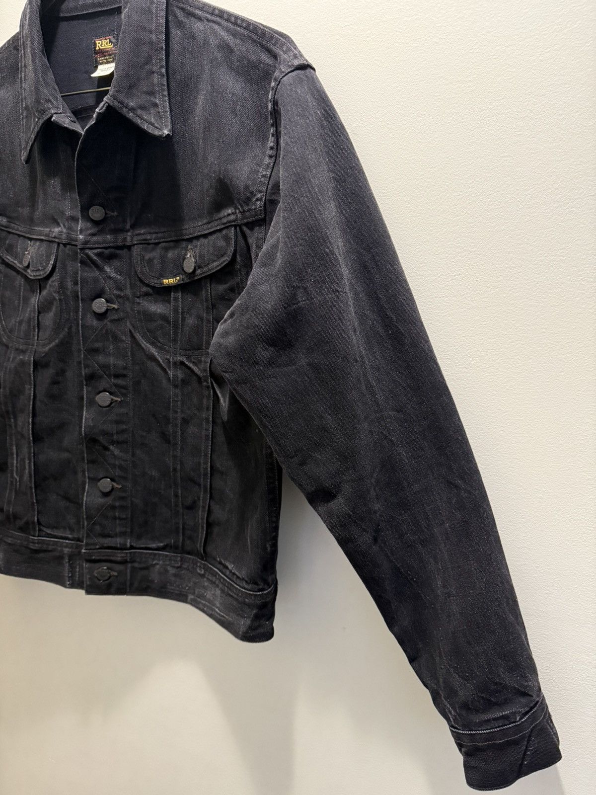 RRL Ralph Lauren RRL Black Denim Jacket Size US L / EU 52-54 / 3 - 4 Thumbnail