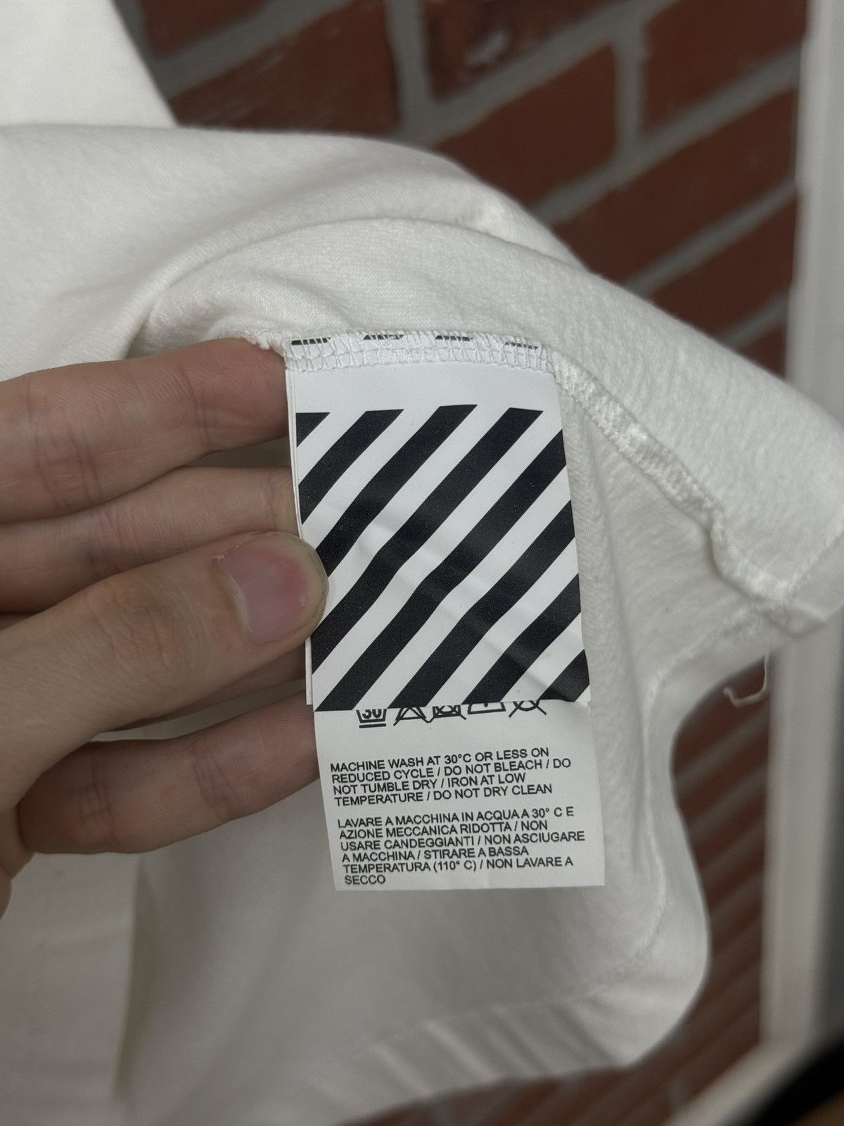 Off-White Off White Virgil Abloh Tee Shirt Size M White 🧼 Size US M / EU 48-50 / 2 - 12 Thumbnail