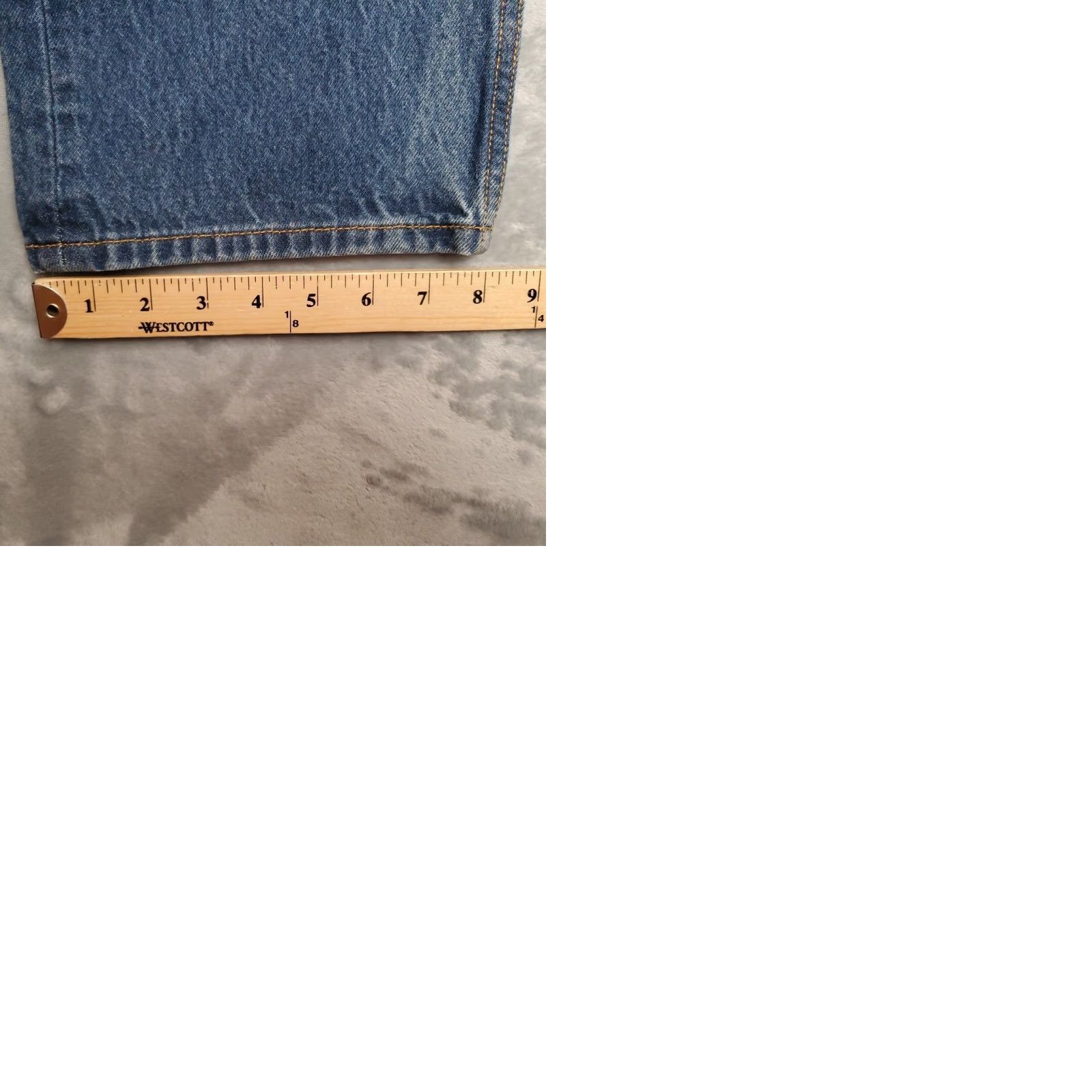 Levi's Levi's Jeans Men 38x32 Blue 505 Denim Regular Fit Straight Leg Cotton Dark Wash Size US 38 / EU 54 - 9 Thumbnail