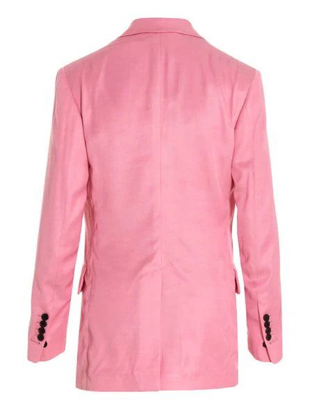 Tom Ford o1loc1c0924 GI2915 Double Breasted Blazer in Pink Size XS / US 0-2 / IT 36-38 - 2 Thumbnail
