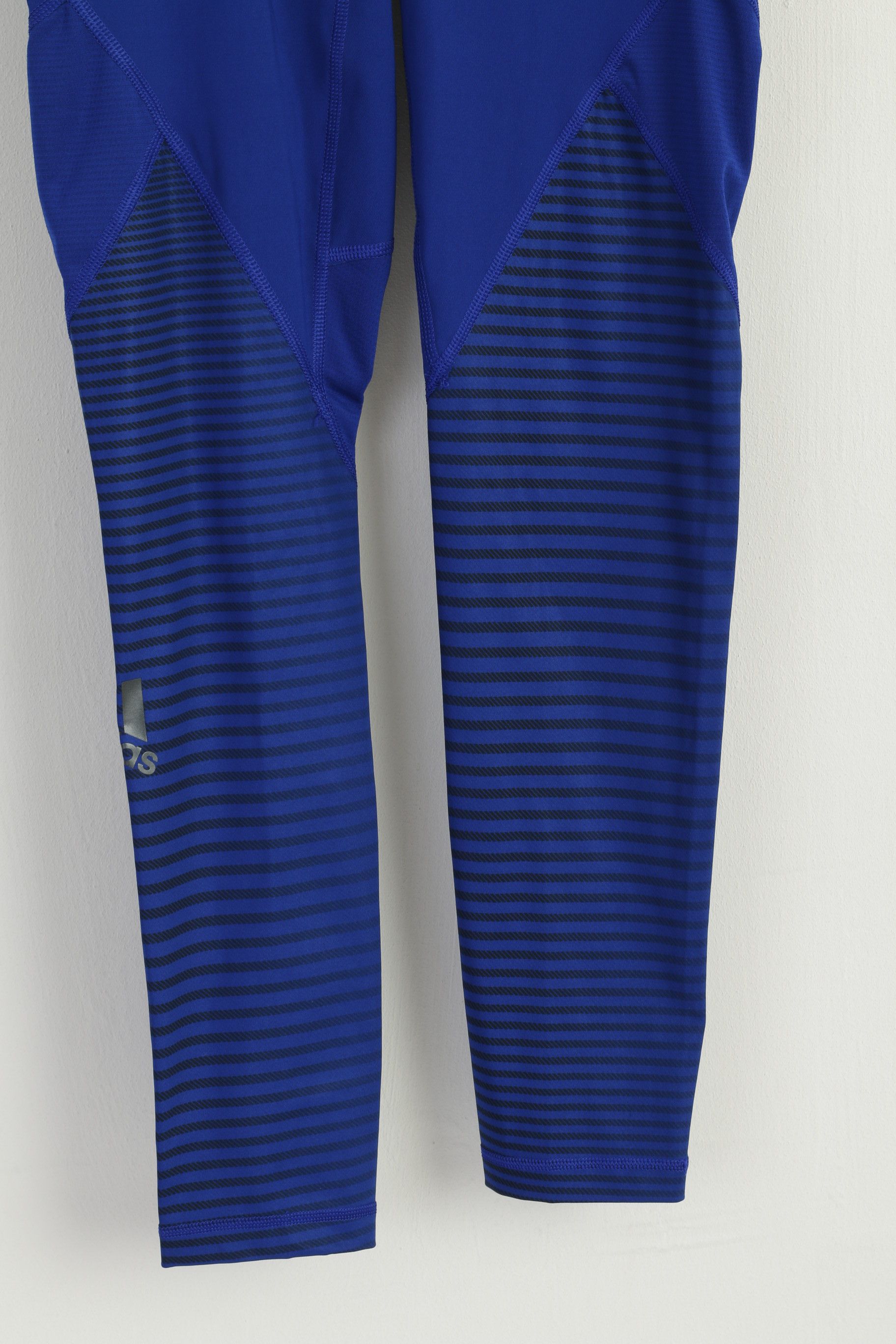 Adidas Adidas Women 36 S Leggings Blue Techfit 8403 Size 25" / US 0 / IT 36 - 2 Thumbnail