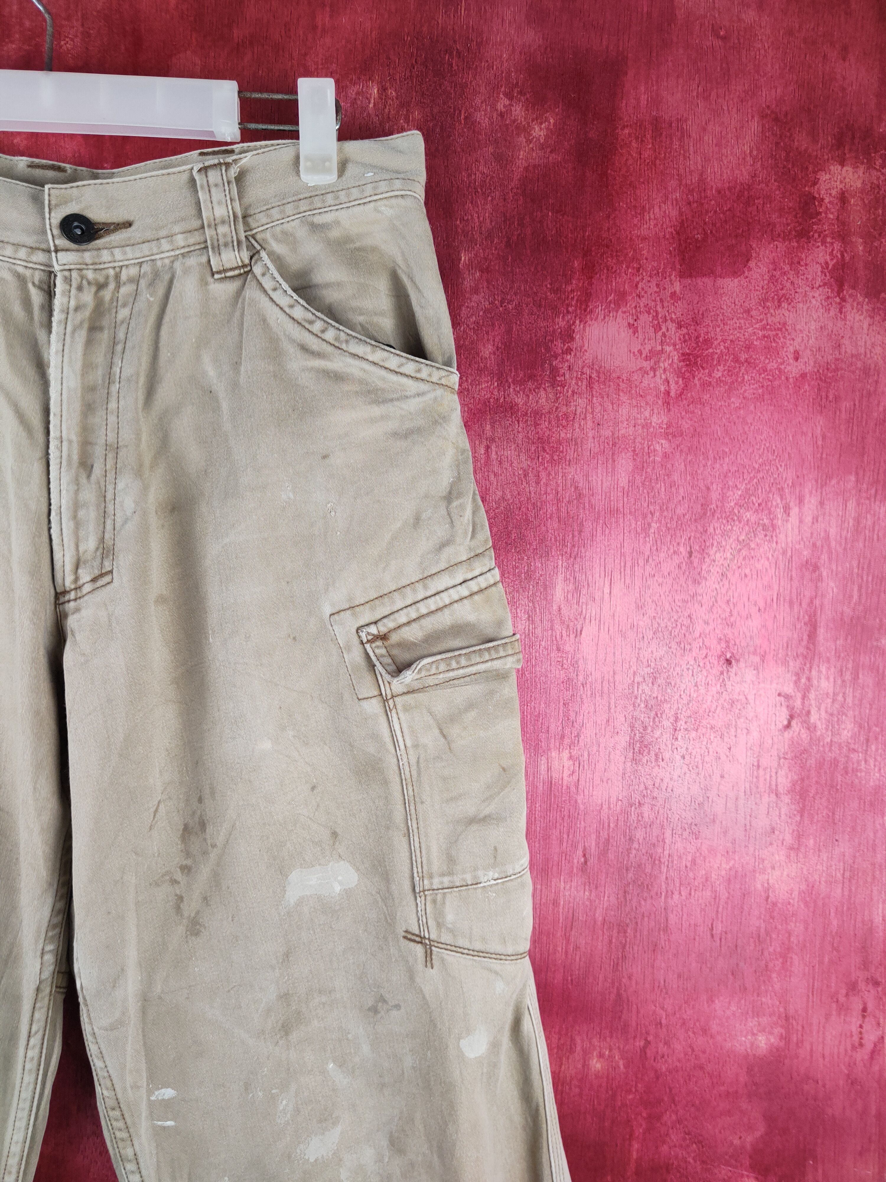 Japanese Brand Vintage Burtle Brown Workwear Cargo Pants N#S43 Size US 30 / EU 46 - 5 Thumbnail