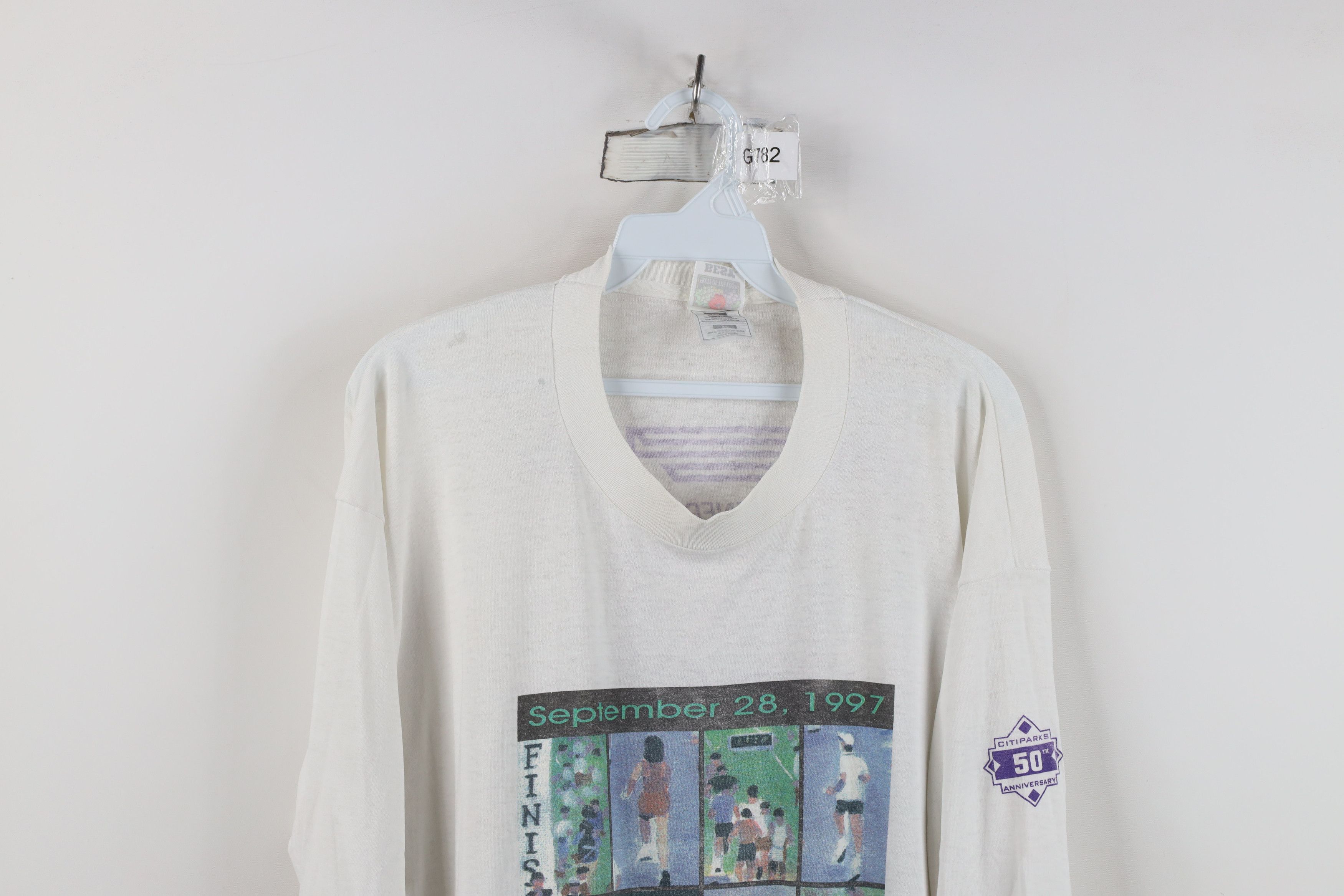 Vintage Vintage 90s Great Race Road Running Long Sleeve T-Shirt USA Size US XL / EU 56 / 4 - 2 Thumbnail