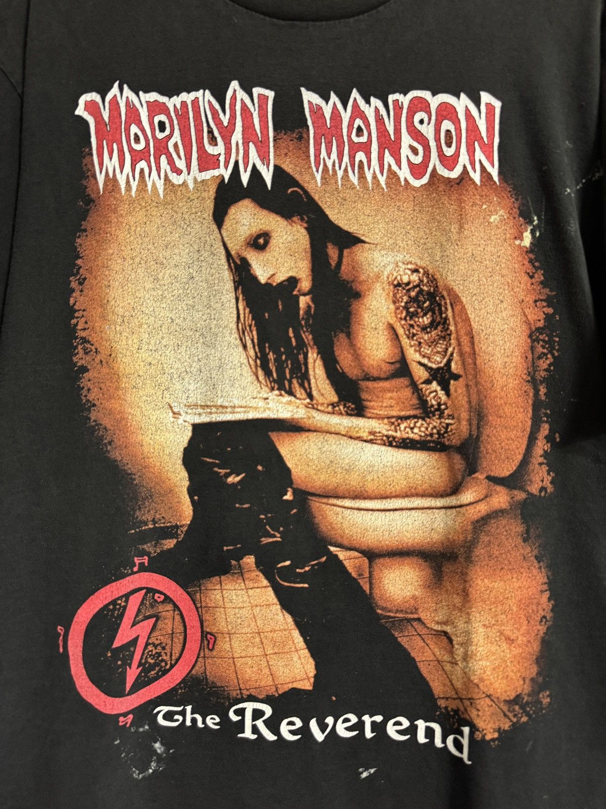 Vintage Vintage Marilyn Manson "The Reverend" Shirt Size US XL / EU 56 / 4 - 3 Thumbnail