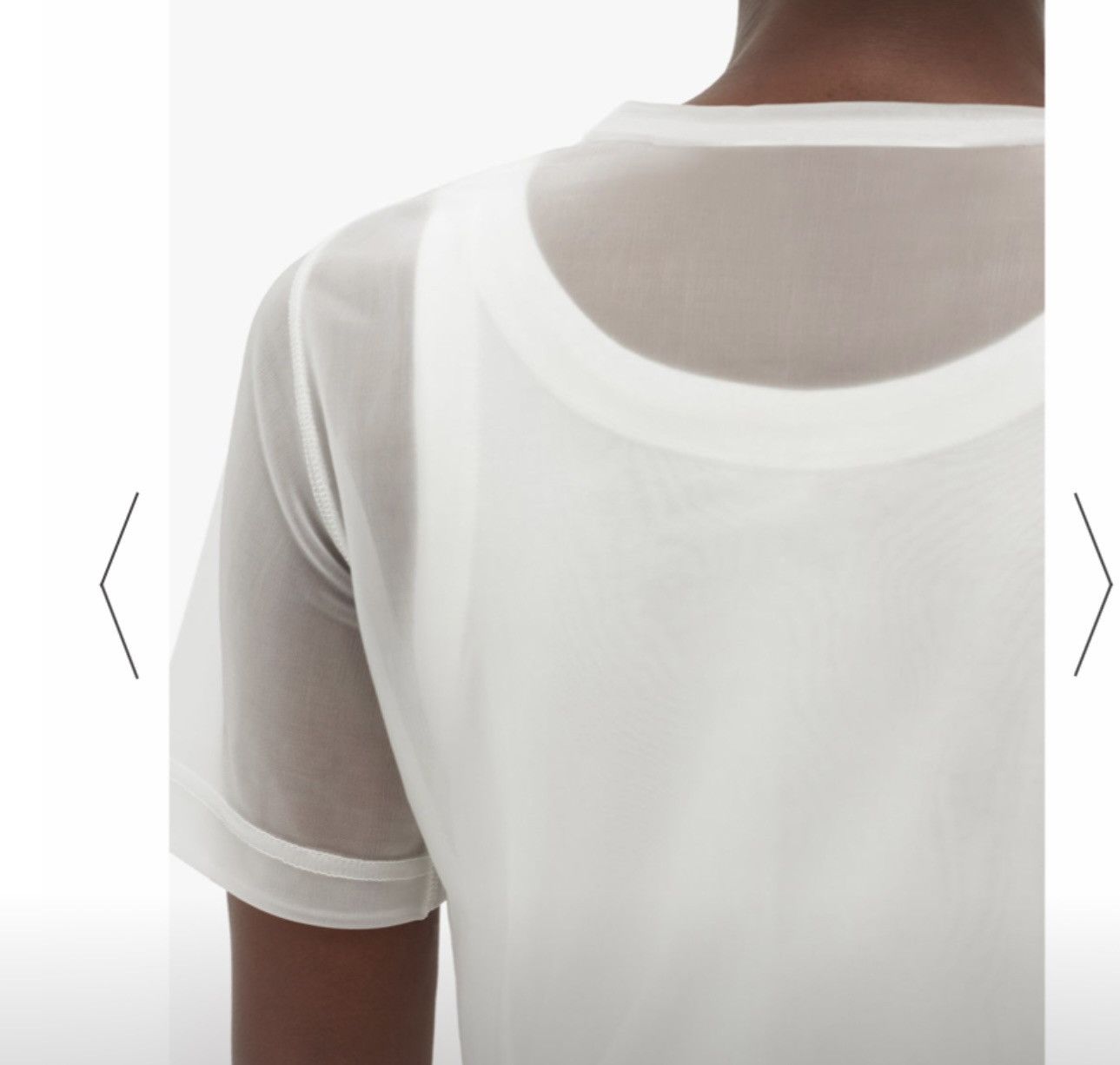 Junya Watanabe JUNYA WATANABE sheer white t-shirt transparent Size M / US 6-8 / IT 42-44 - 4 Thumbnail