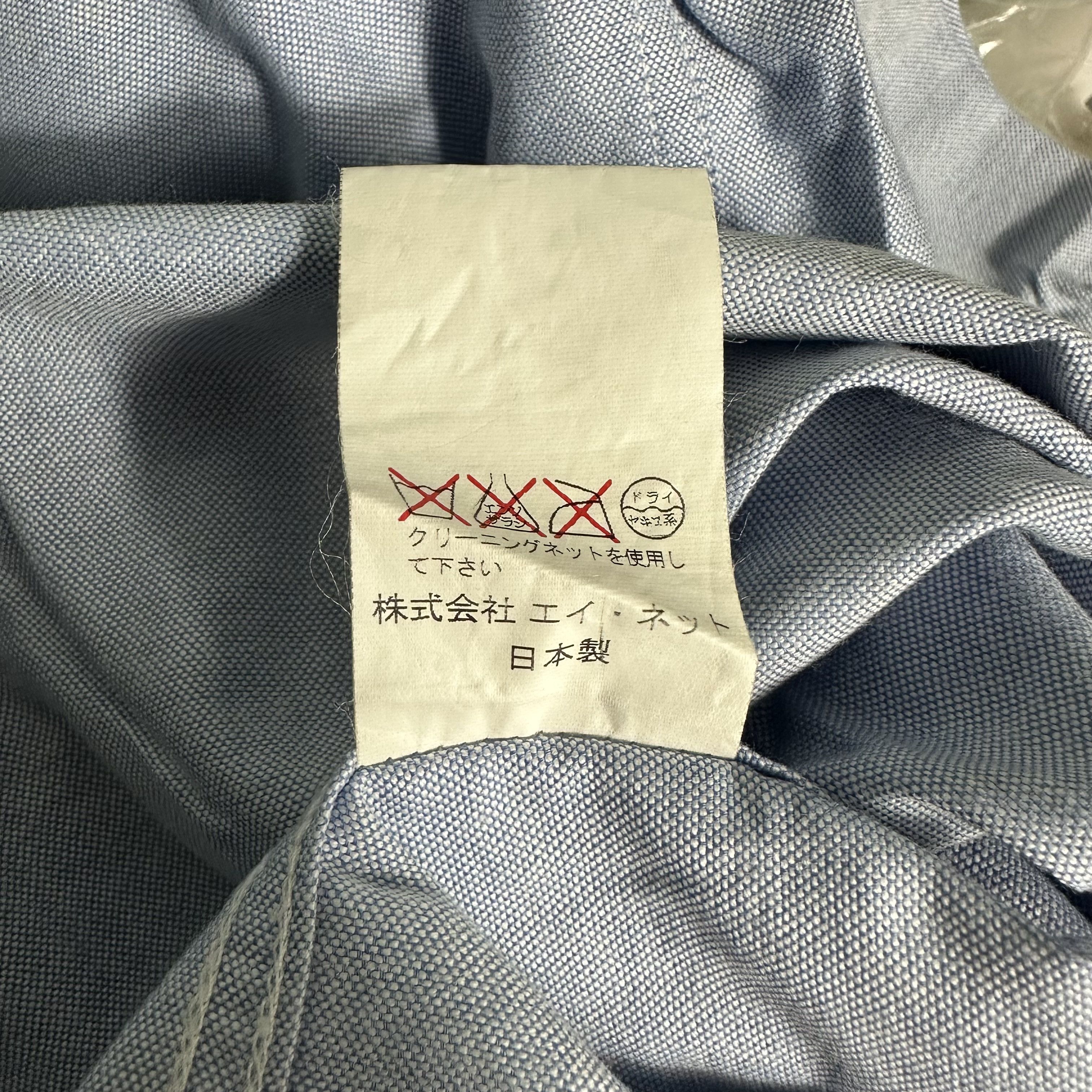 CABANE de ZUCCa × Issey Miyake × Zucca 🔥RARE🔥Zucca Issey Miyake Half Button Chambray Shirt Size US M / EU 48-50 / 2 - 5 Thumbnail