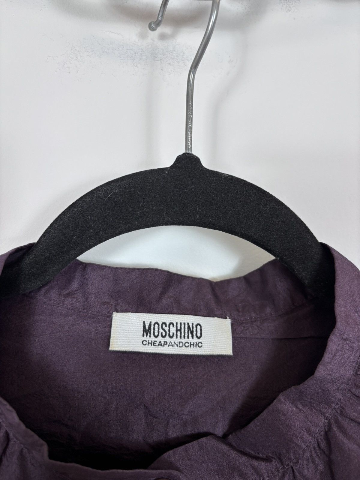 Moschino Moschino Cheap And Chic Ruffle Silk Long Sleeve Blouse Shirt Size L / US 10 / IT 46 - 7 Thumbnail