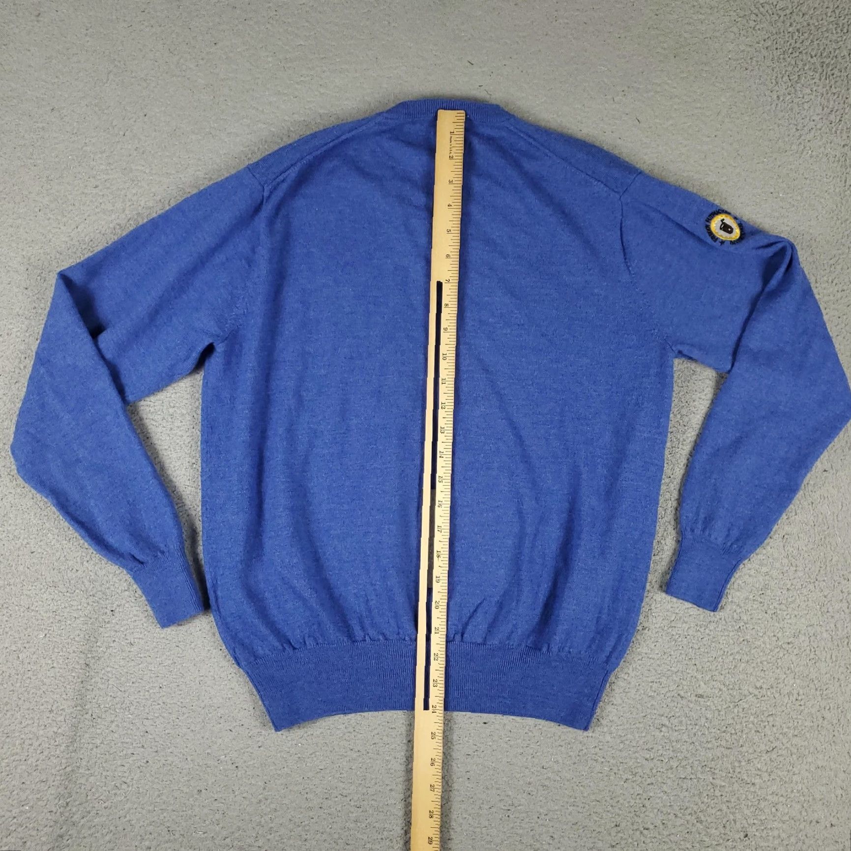 Peter Millar VINTAGE Peter Millar Sweater Mens Medium Knit Wool V-Neck Golf All Seasons Blue Size US M / EU 48-50 / 2 - 4 Thumbnail