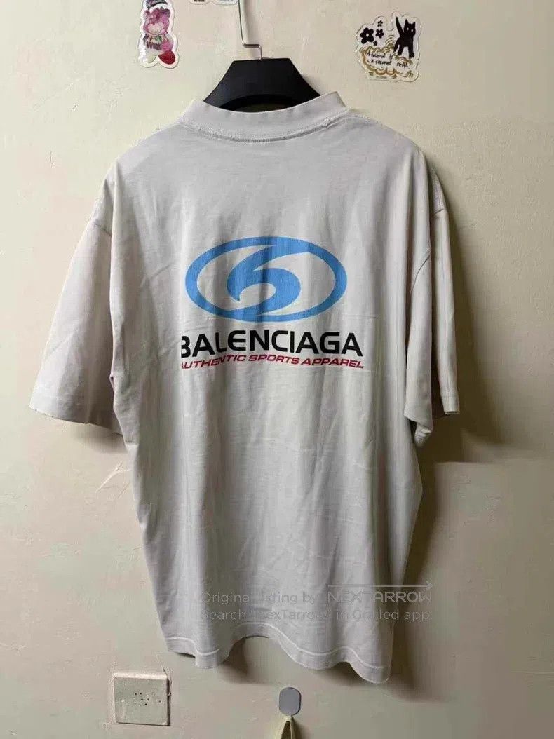 Balenciaga Balenciaga Logo front and back short-sleeve xxs Size US XXS / EU 40 - 2 Thumbnail