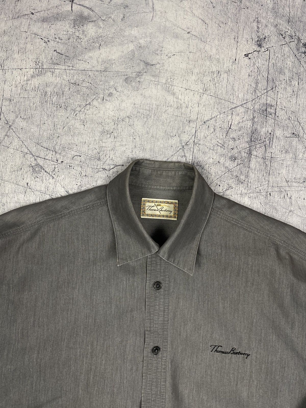 Other Thomas Burberry Designer Button Up Shirt Size US M / EU 48-50 / 2 - 8 Thumbnail
