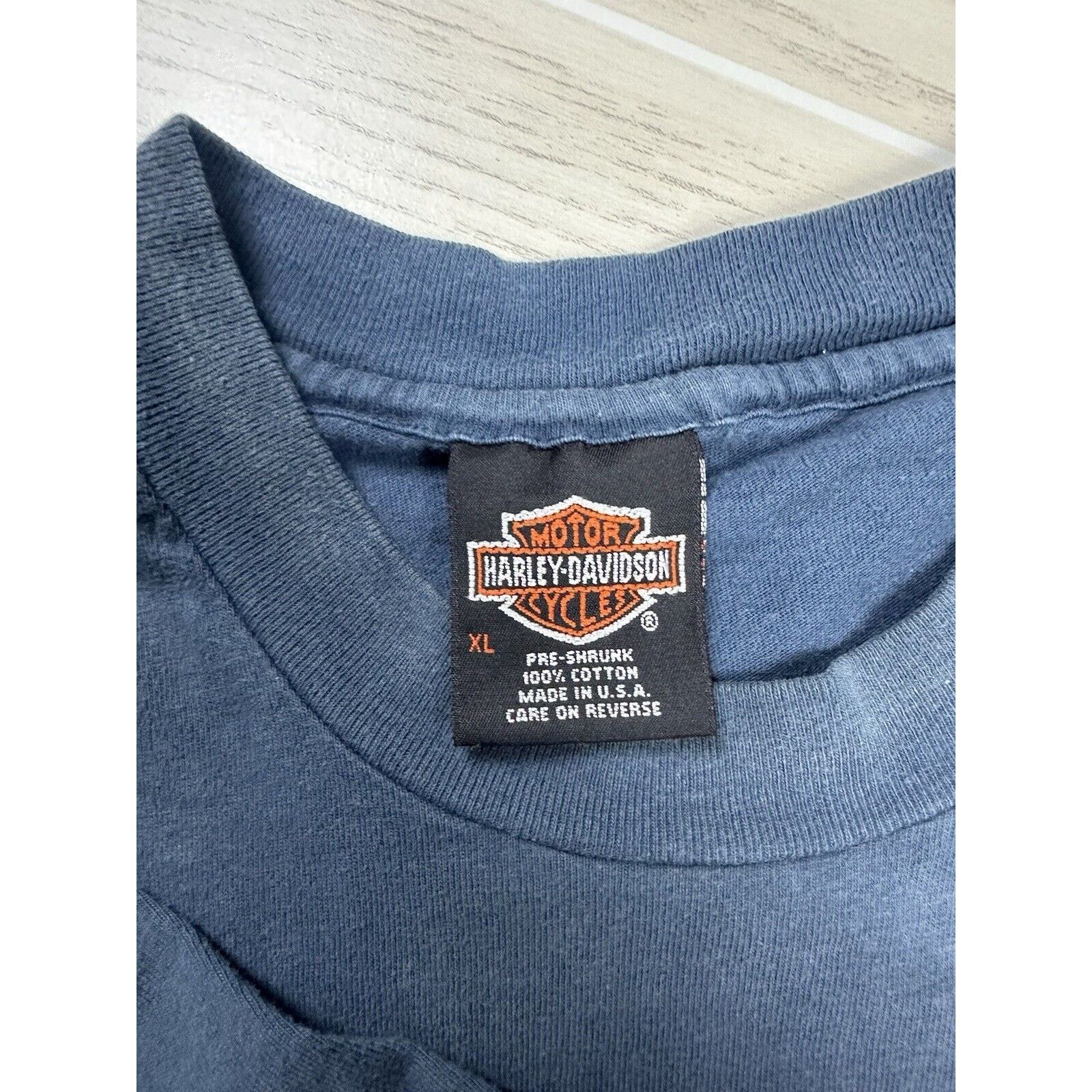 Harley Davidson × Vintage Vintage 1995 Harley Davidson Rapid City Shirt Size US XL / EU 56 / 4 - 5 Thumbnail