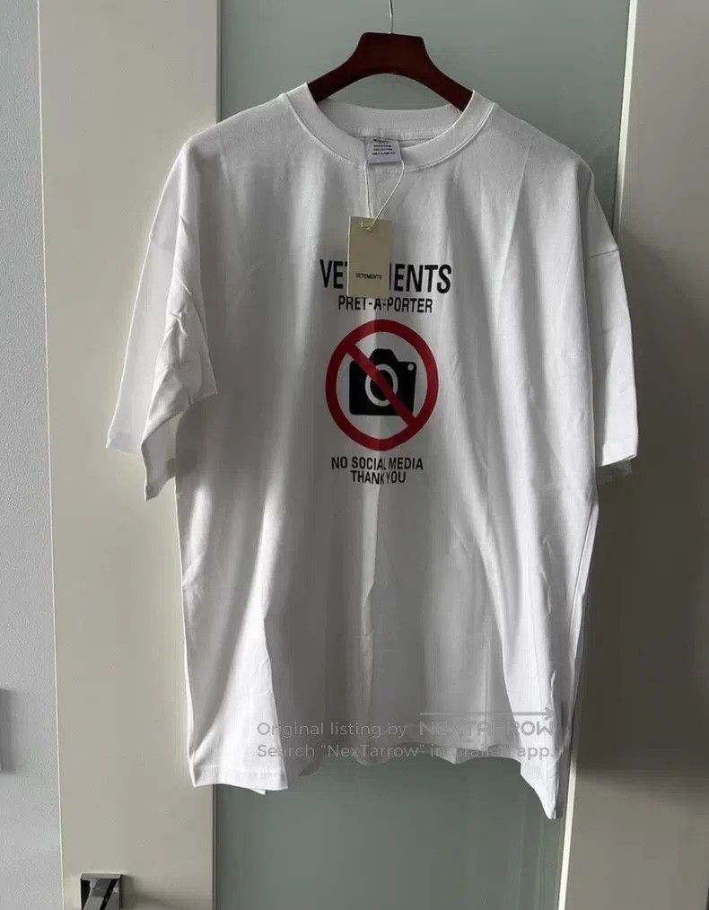 Vetements Vetements Anti-social authentic T-shirt Size US M / EU 48-50 / 2 - 2 Thumbnail