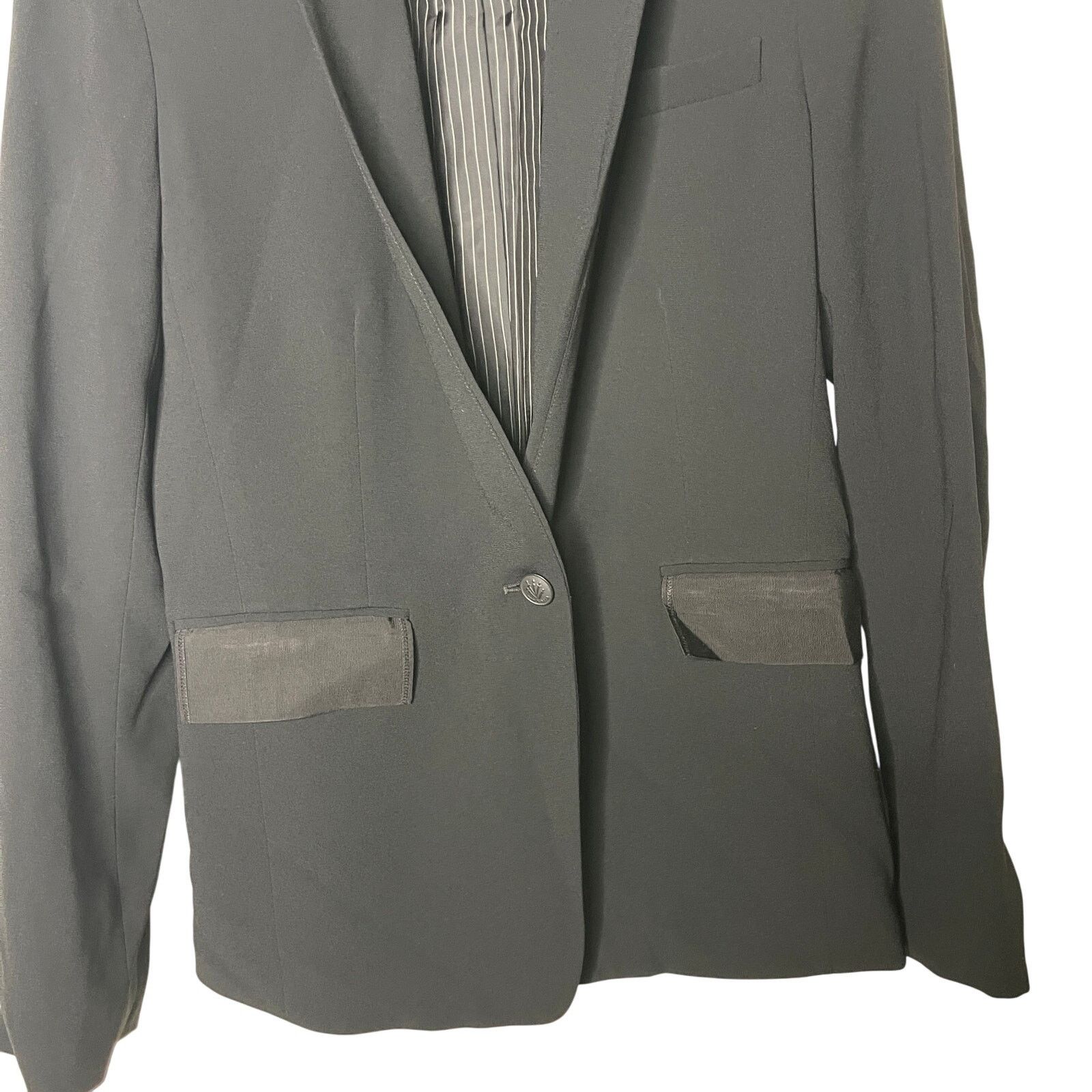 Rag & Bone Rag & Bone black 1 button closure blazer sz 6 Size M / US 6-8 / IT 42-44 - 4 Thumbnail