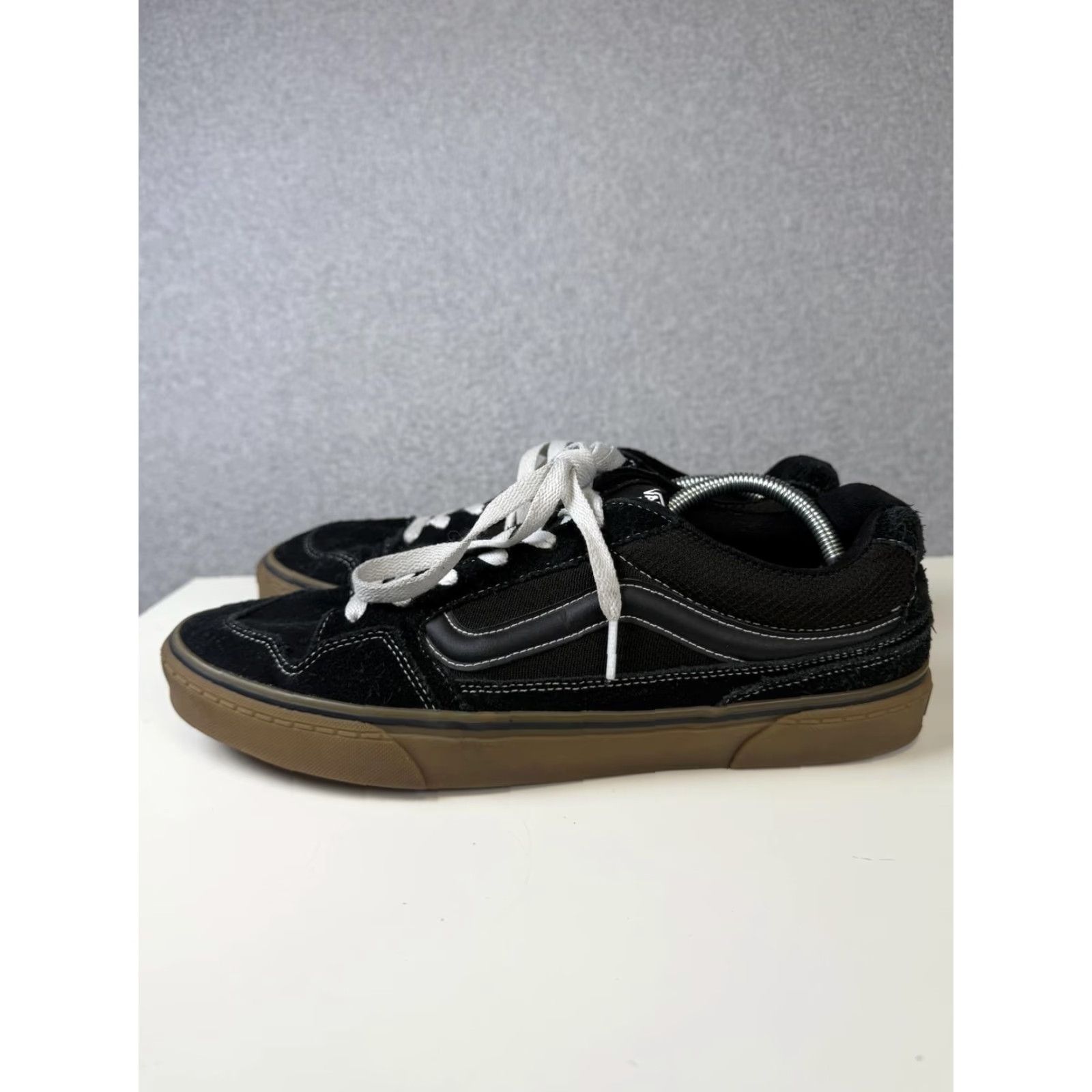 Vans VANS Sneakers Caldrone Black Low Top Suede Lace Up Mens 12 Shoe Athletic Vans Shoes Black Mens Size 12 Size US L / EU 52-54 / 3 - 4 Thumbnail