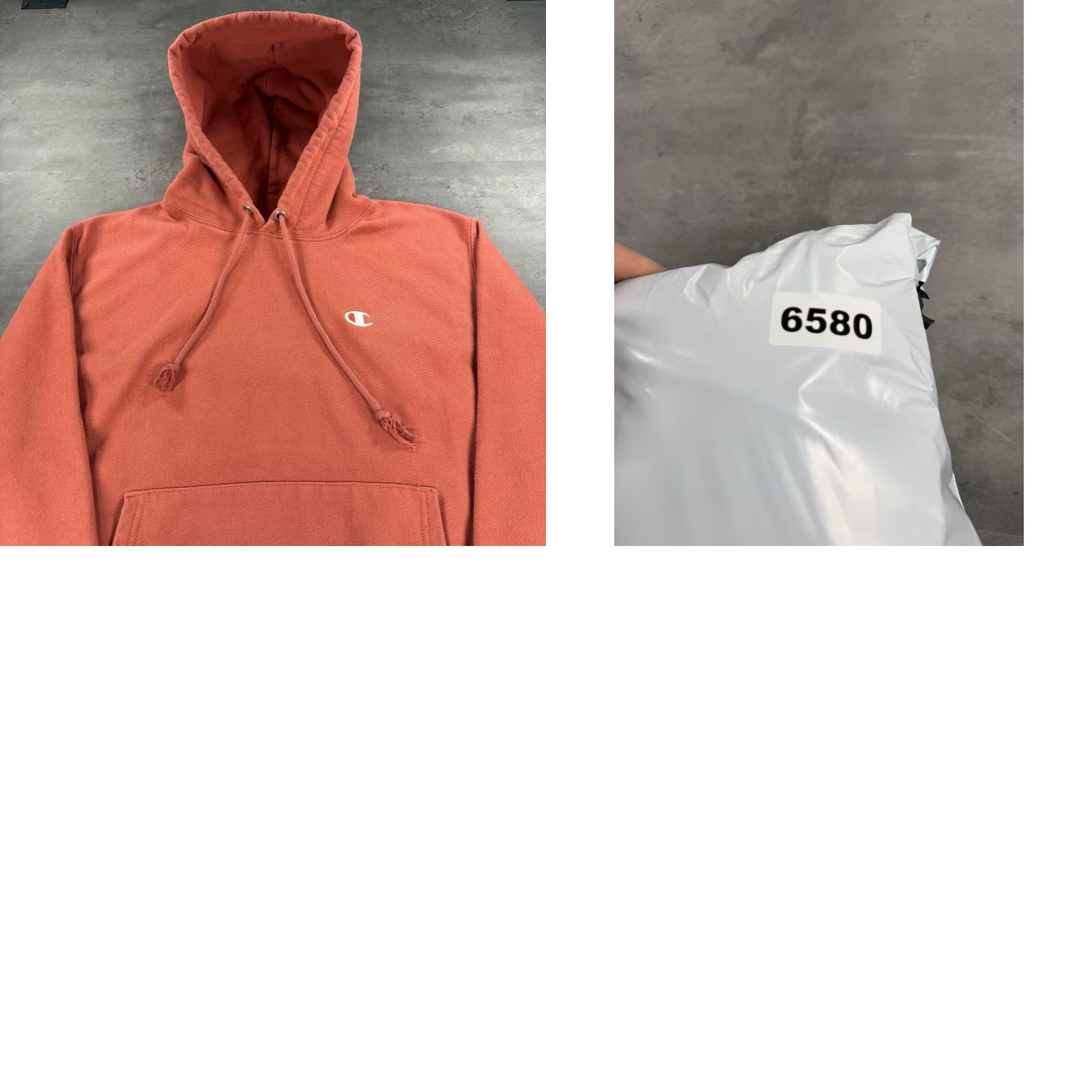 Champion VINTAGE Champion Hoodie Adult Small Salmon Peach Reverse Weave Sweatshirt Baggy Size US S / EU 44-46 / 1 - 8 Thumbnail