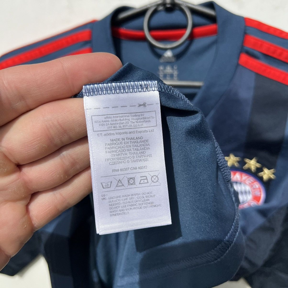 Adidas Bayern Munich 2013 2014 Football Shirt soccer Jersey Adidas Size US S / EU 44-46 / 1 - 6 Thumbnail