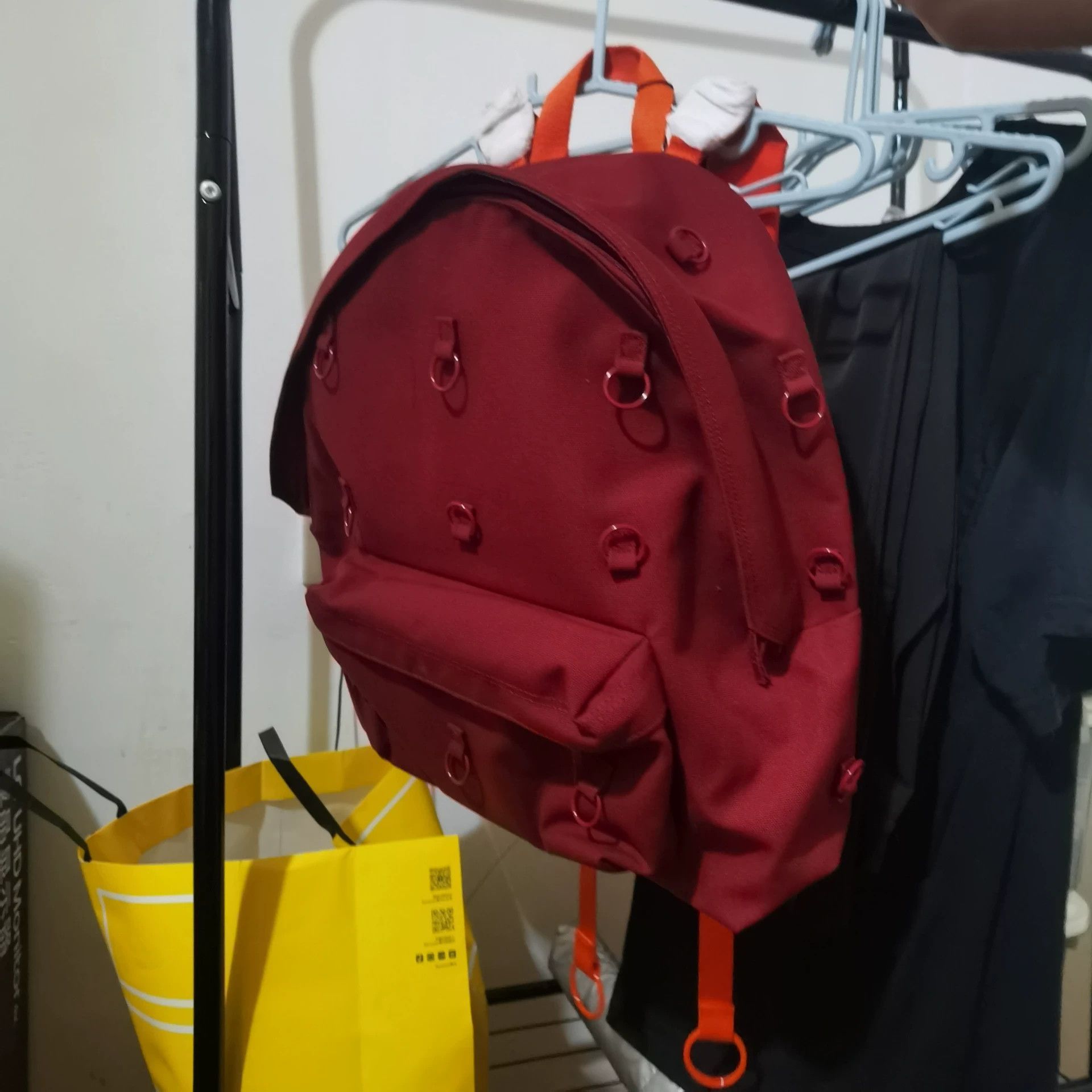 Raf Simons Eastpak 19ss spot red rings backpack-2508