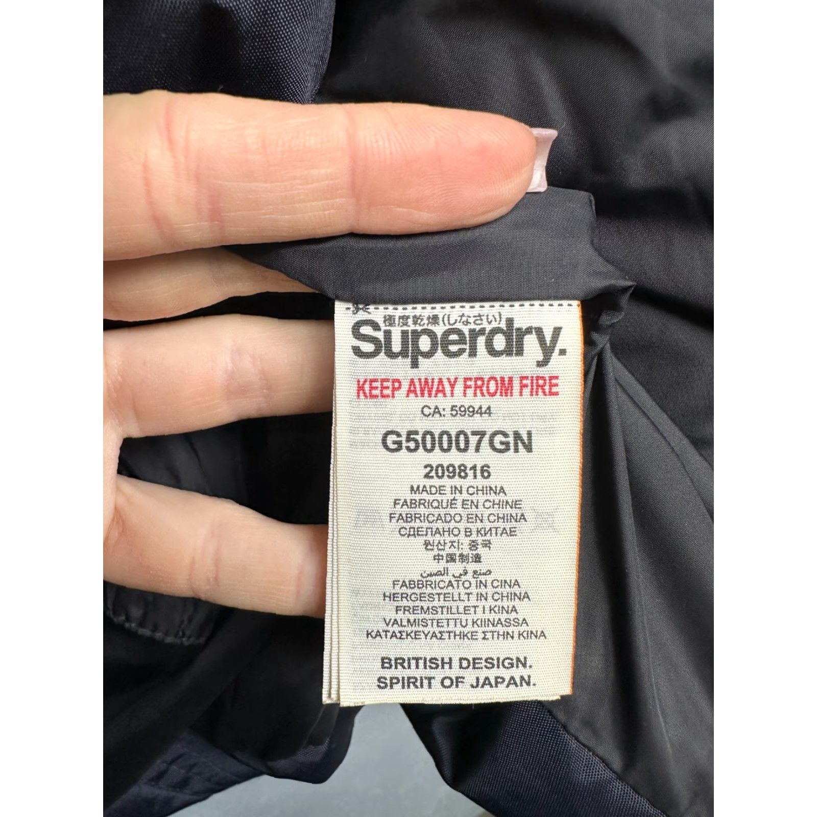 Superdry Superdry SubArctic Ski Puffer Parka Jacket L Women Blue Hooded Parka Wool? Nylon? Polyester? Size L / US 10 / IT 46 - 6 Thumbnail