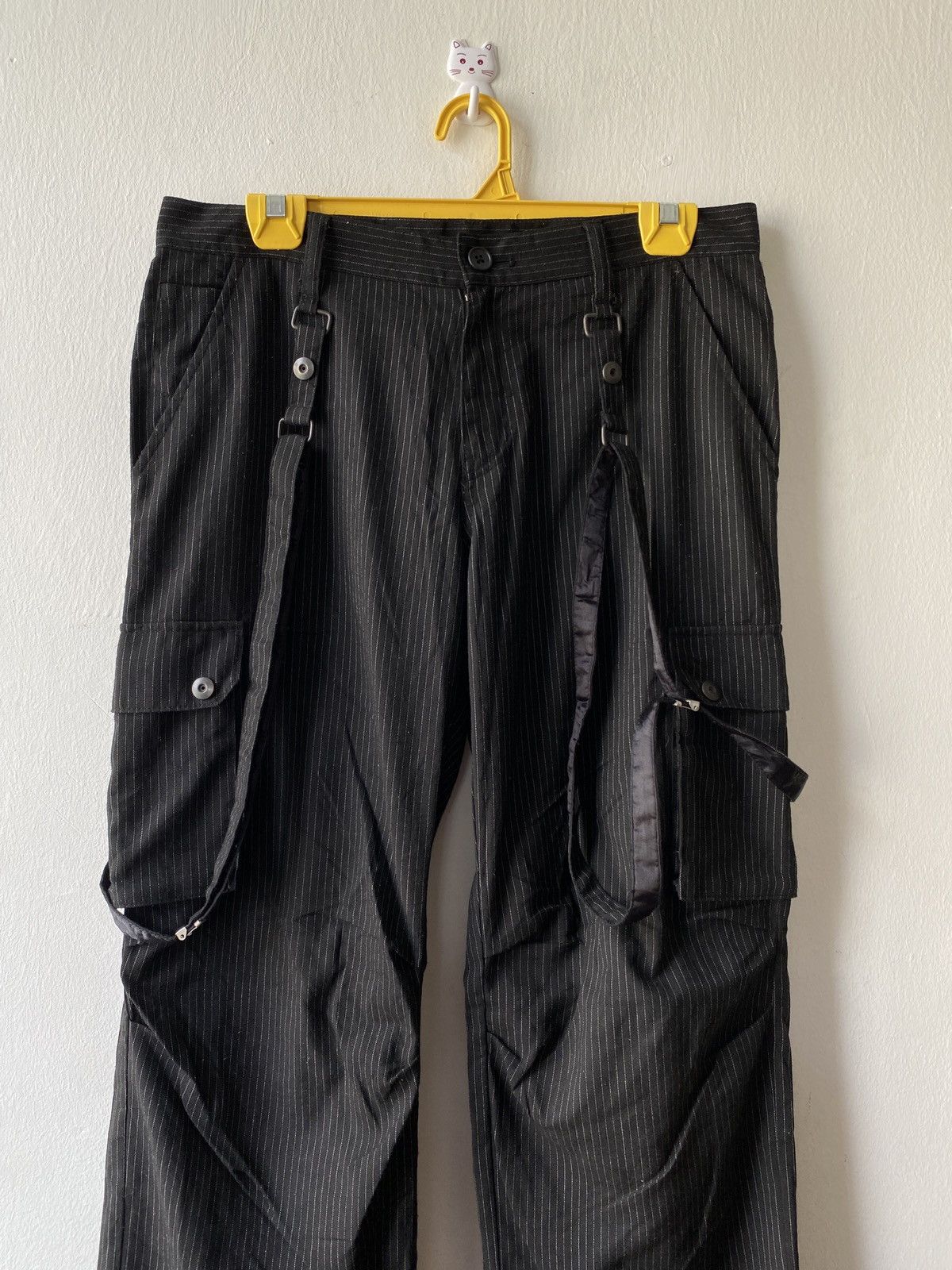 Japanese Brand Japanese Brand PPFM Stripe Bondage Multipocket Cargo Pant Size US 31 - 3 Thumbnail