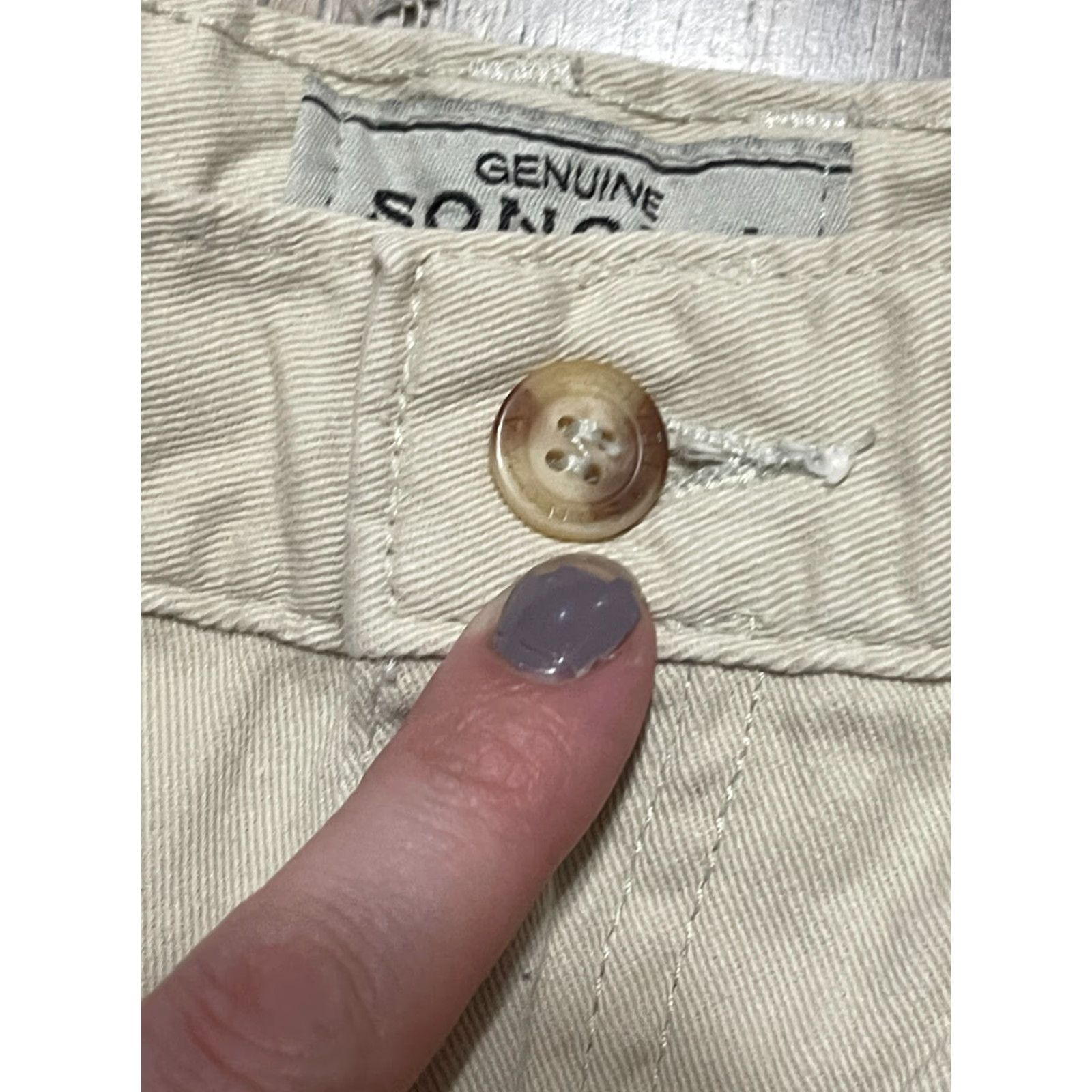 Vintage Sonoma Shorts Women’s Size 8 Beige Flat Front Pockets Chino Casual Modern Size US 8 / IT 38 - 5 Thumbnail