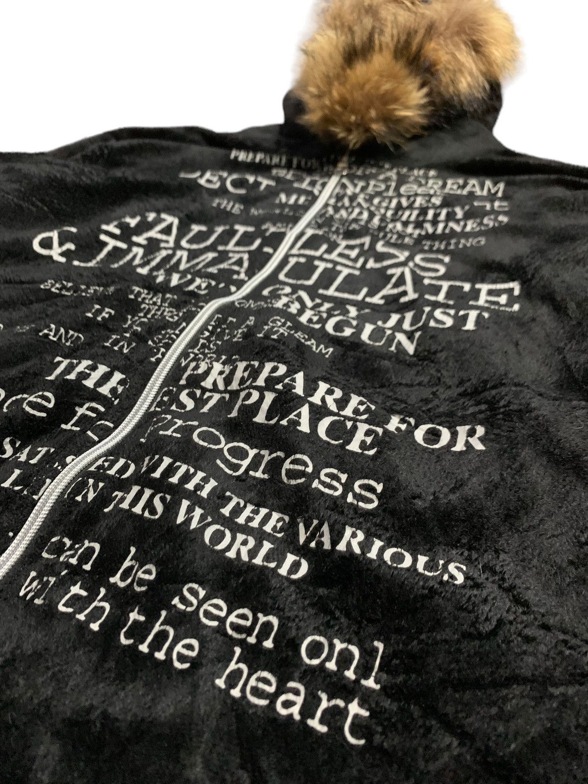 Tornado Mart Vkei- Spinash poem velvet fur hoodie ifsixwasnine style Size US M / EU 48-50 / 2 - 5 Thumbnail