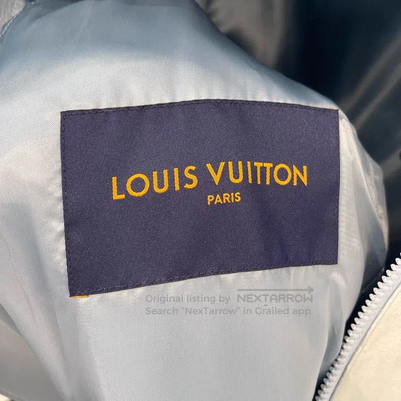 Louis Vuitton Louis Vuitton Blue Sky White Cloud Show Leather Jacket Size US M / EU 48-50 / 2 - 4 Thumbnail