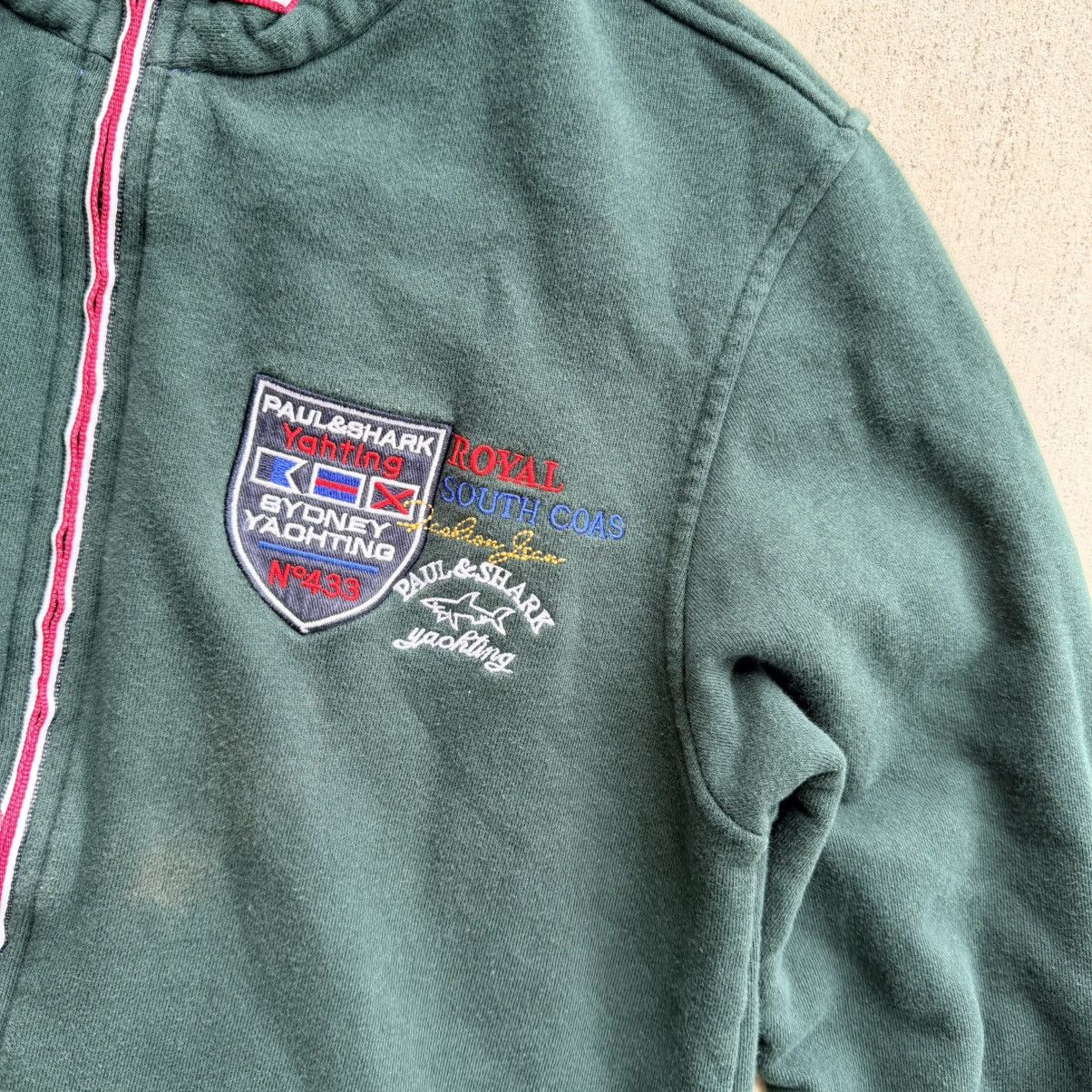 Paul & Shark Paul And Shark Sweatshirt Zip Royal Yachting Club Green XS Size US XS / EU 42 / 0 - 4 Thumbnail