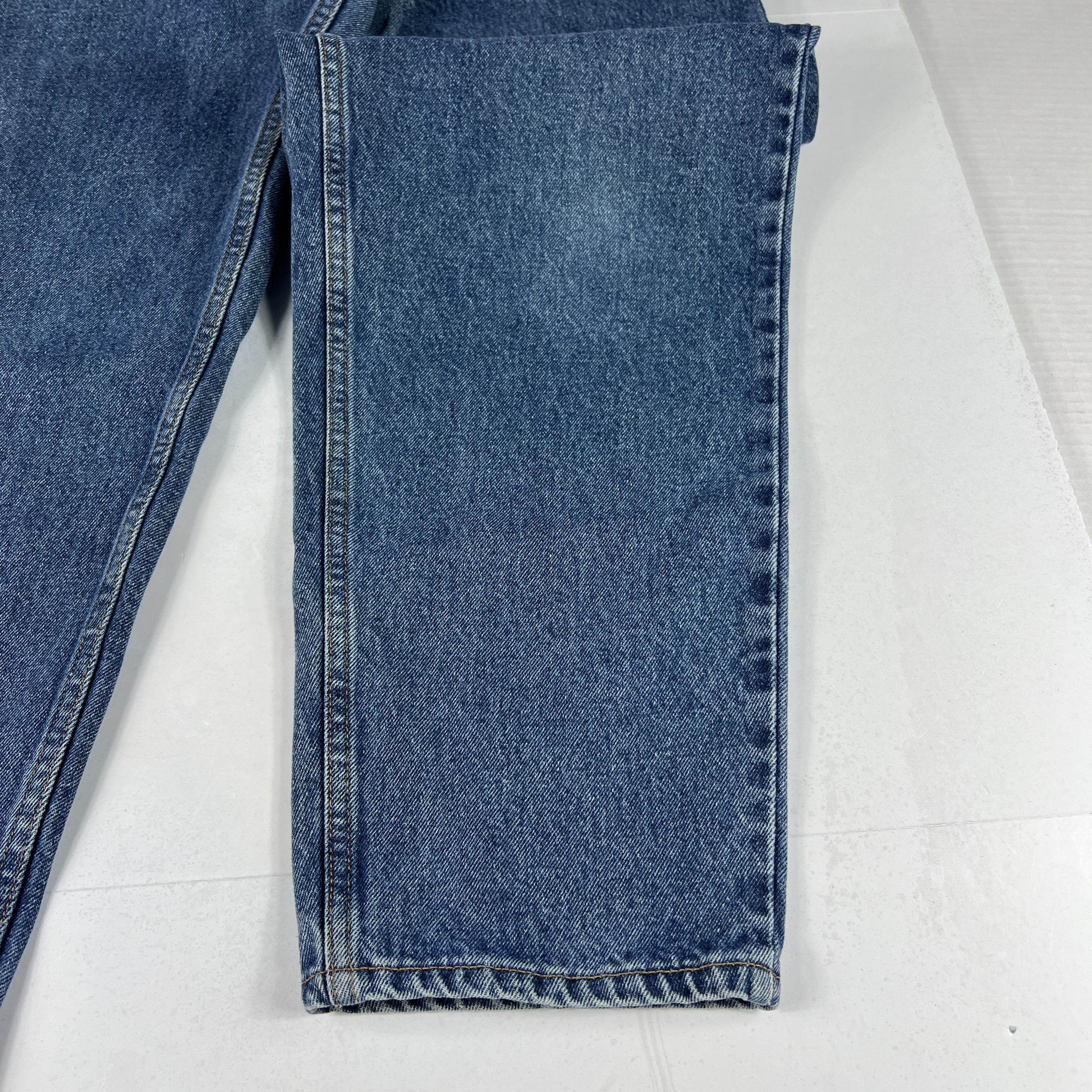 Levi's × Vintage VTG 90s Levi's Jean 560 Loose Taper Blue Denim Orange Tab Size US 33 - 6 Thumbnail