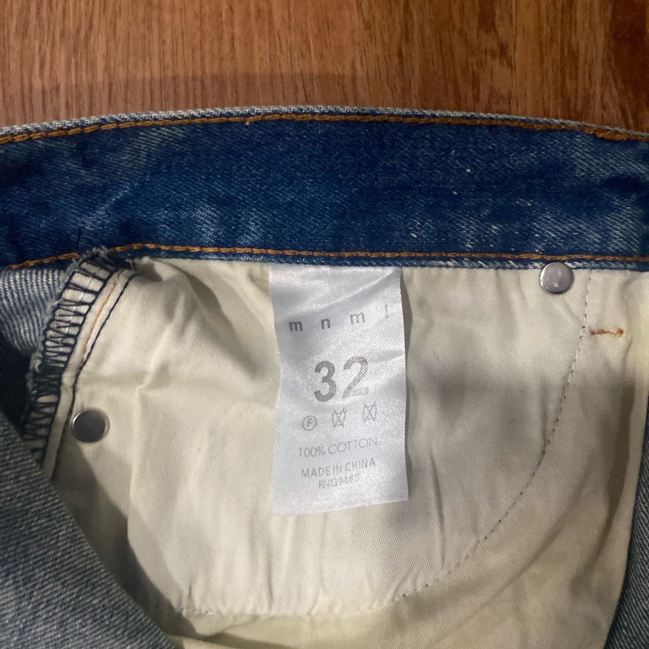 MNML MNML straight Denim (Blue) Size US 32 / EU 48 - 4 Thumbnail