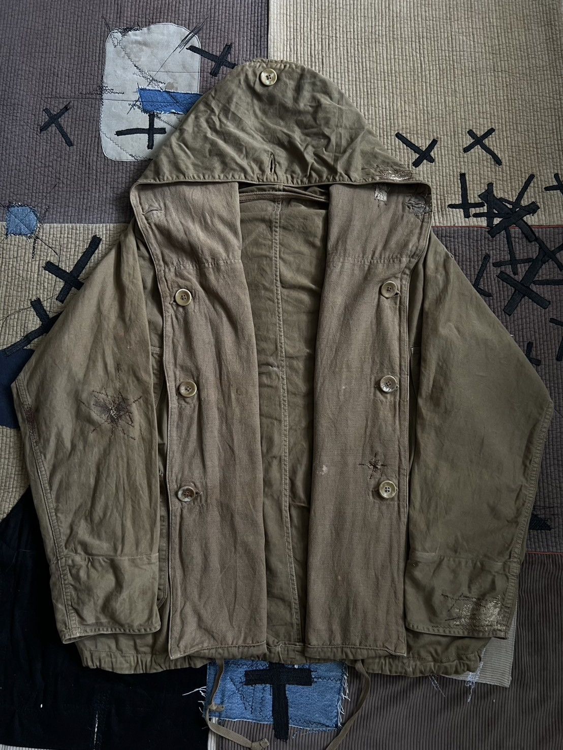 Kapital Rare* Vintage Kapital Sashiko Ringcoat by Kiro Hirata Size US XL / EU 56 / 4 - 9 Thumbnail