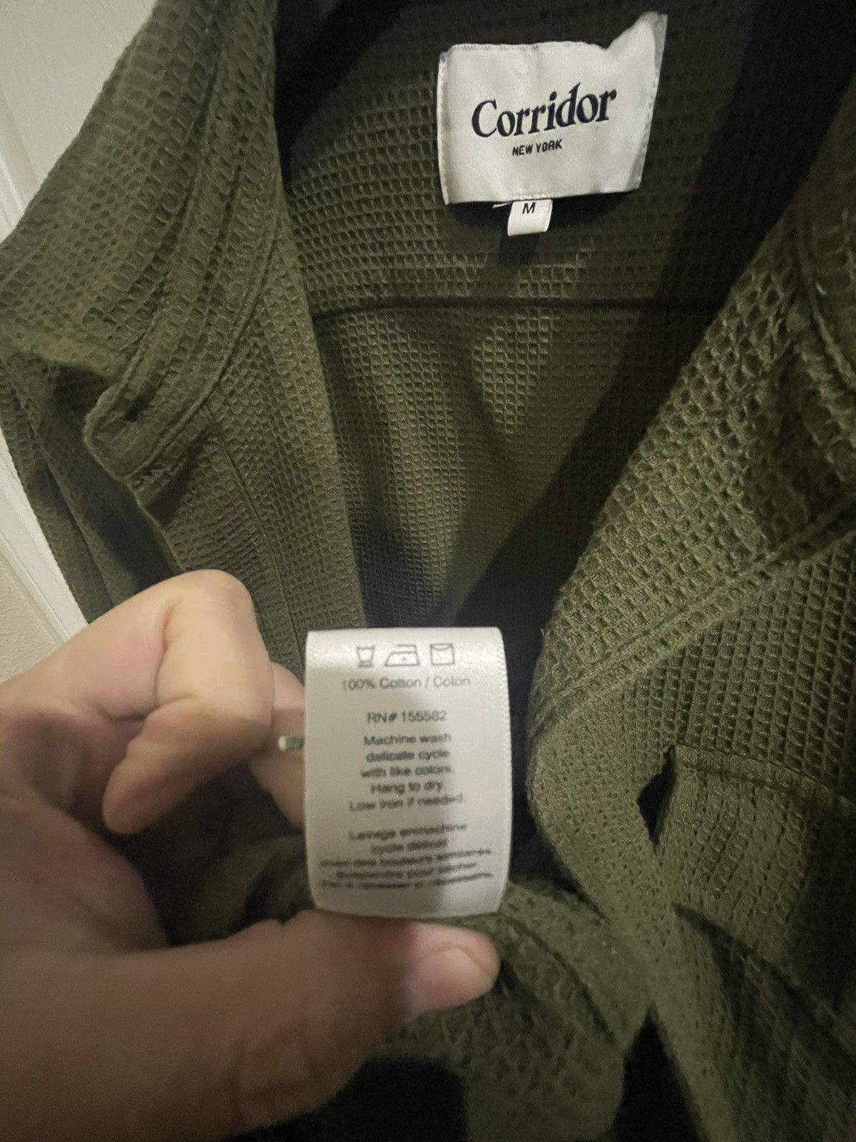Corridor Corridor waffle flannel long sleeve button up Size US M / EU 48-50 / 2 - 4 Thumbnail