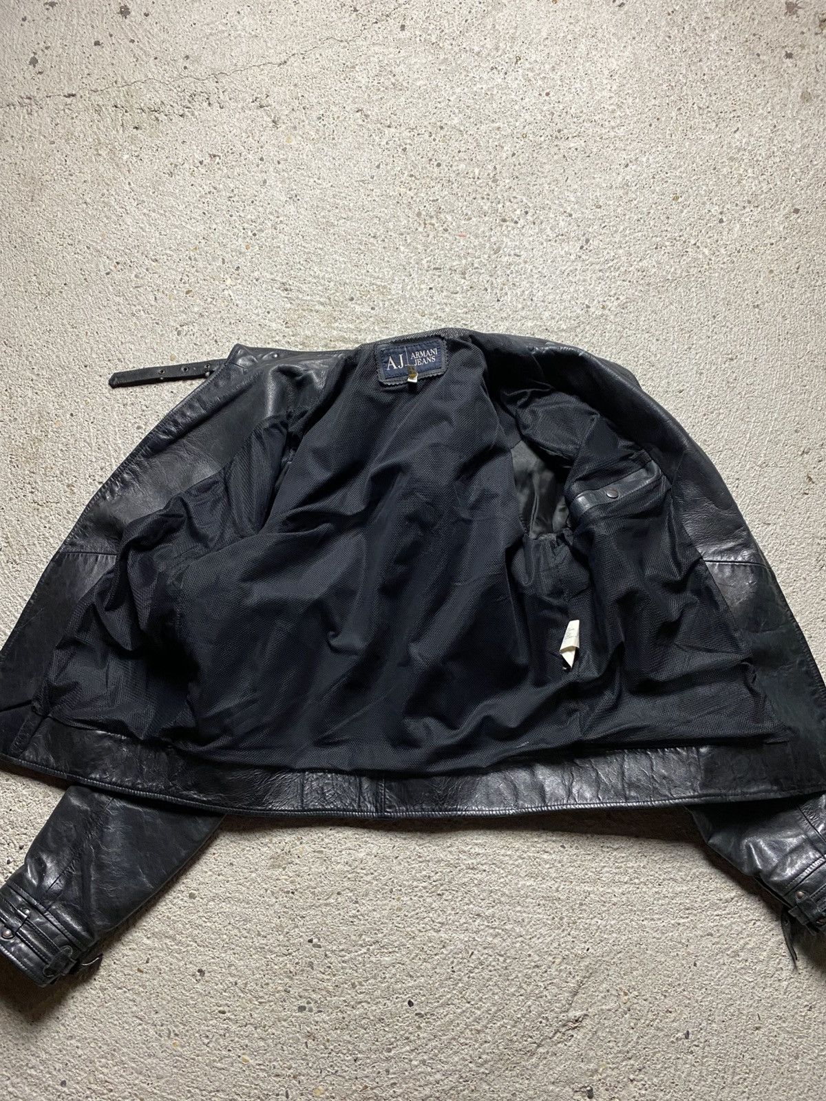 Emporio Armani Armani jeans leather jacket vintage avantgarde archive retro Size US M / EU 48-50 / 2 - 5 Thumbnail
