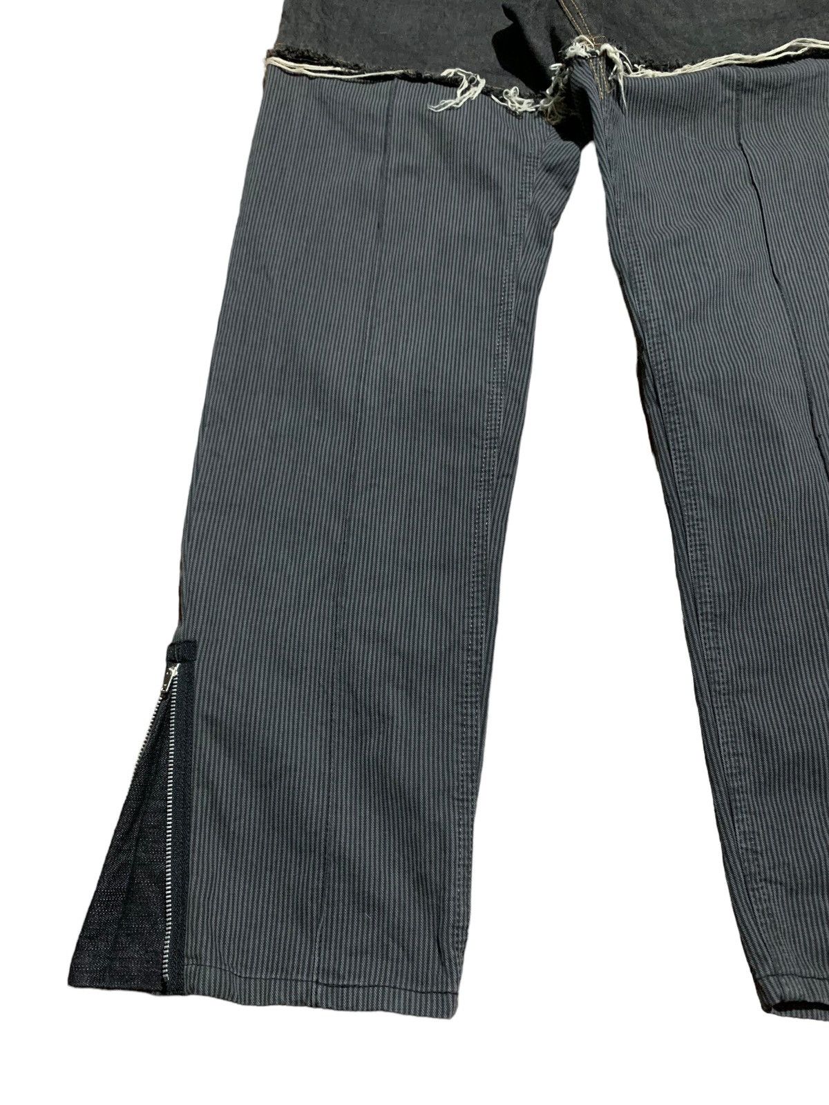 If Six Was Nine Japanese hybrid distressed double front look denim Size US 32 / EU 48 - 5 Thumbnail