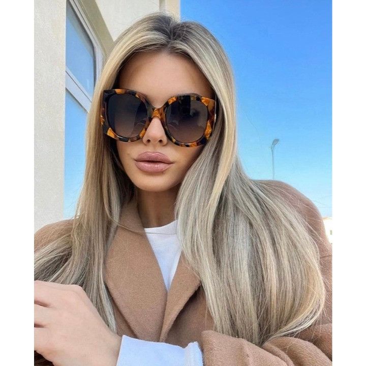 Gucci Gucci GG1257S 004 Women Sunglasses Havana Butterfly Frame Size ONE SIZE - 3 Thumbnail