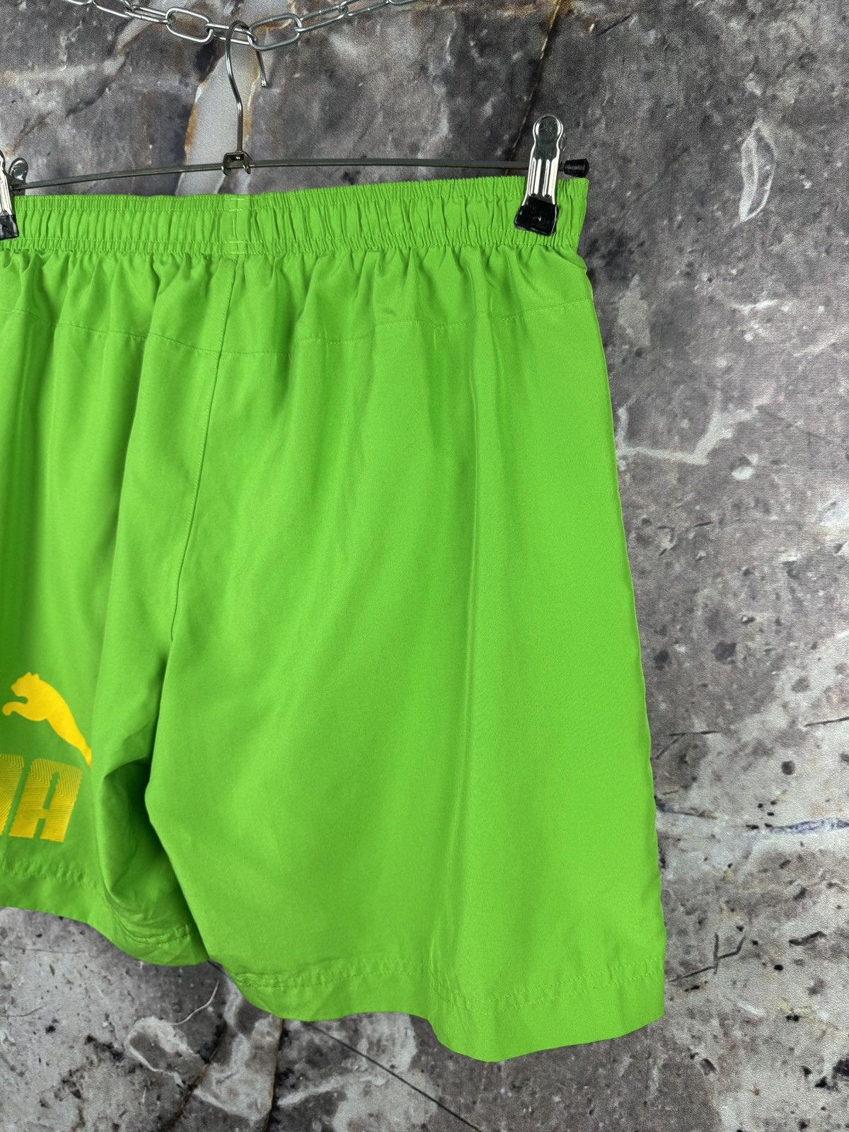 Puma Men’s Puma Shorts Green Streetwear Size Medium Size US 32 / EU 48 - 9 Thumbnail