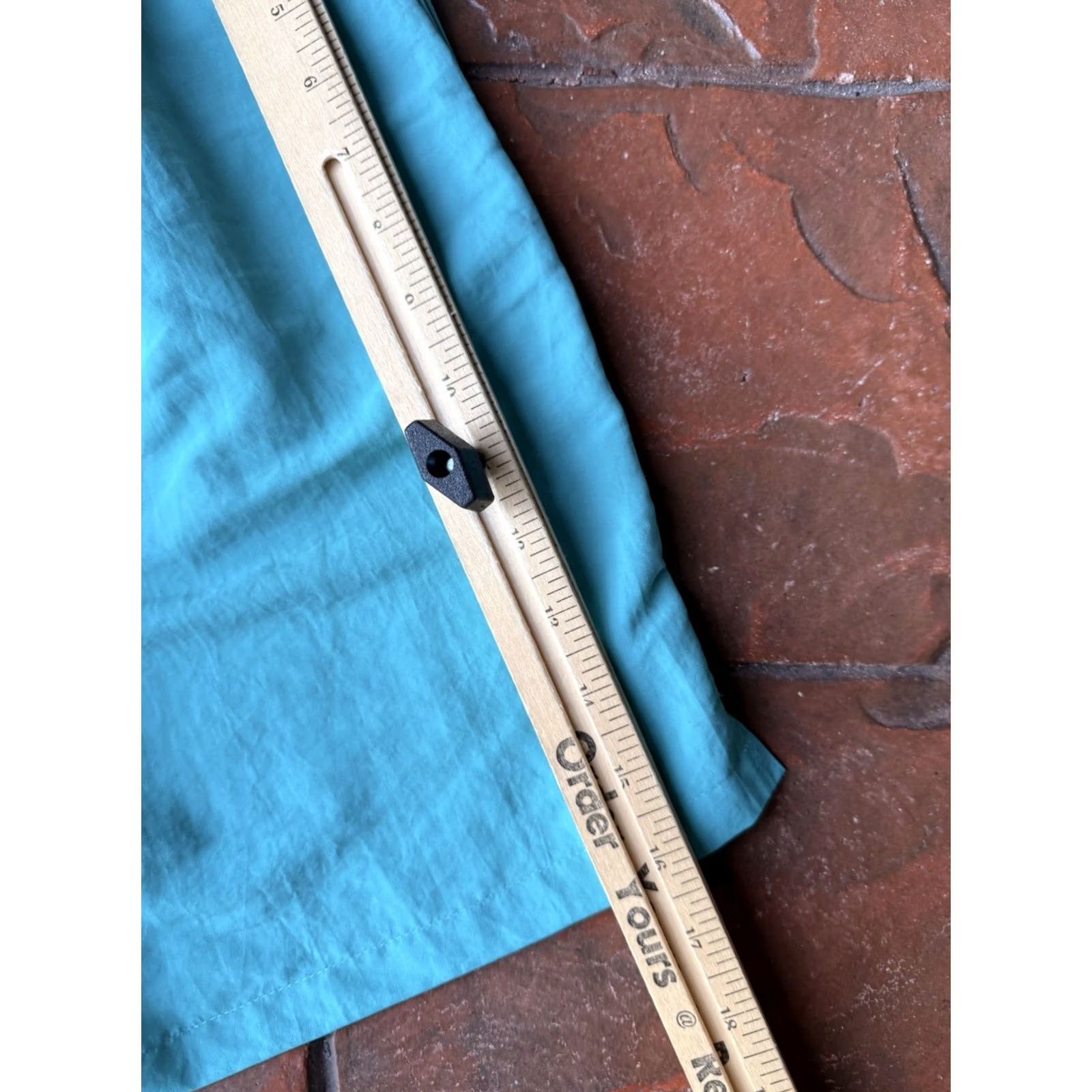 TNA VINTAGE NWT TNA Big Easy 7’’ Nylon Shorts Women’s XS Aqua Blue Drawstring Size 26" / US 2 / IT 38 - 6 Thumbnail