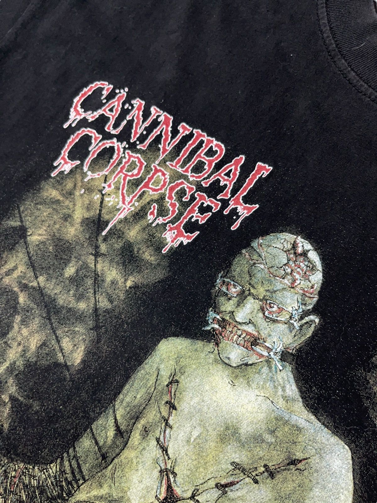 Band Tees Vintage 1996 Cannibal Corpse Vile Monolith of Death Tour Tee Size US XL / EU 56 / 4 - 6 Thumbnail