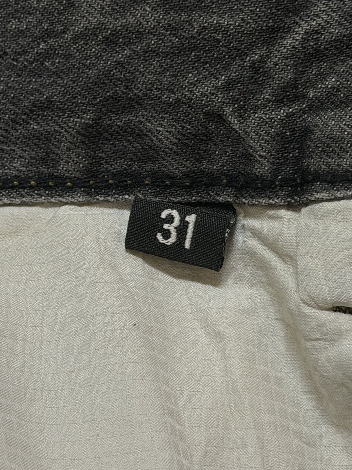 JNCO Vintage Y2K Japanese Brand Grey Faded Wash Distress Loose Size US 30 / EU 46 - 7 Thumbnail