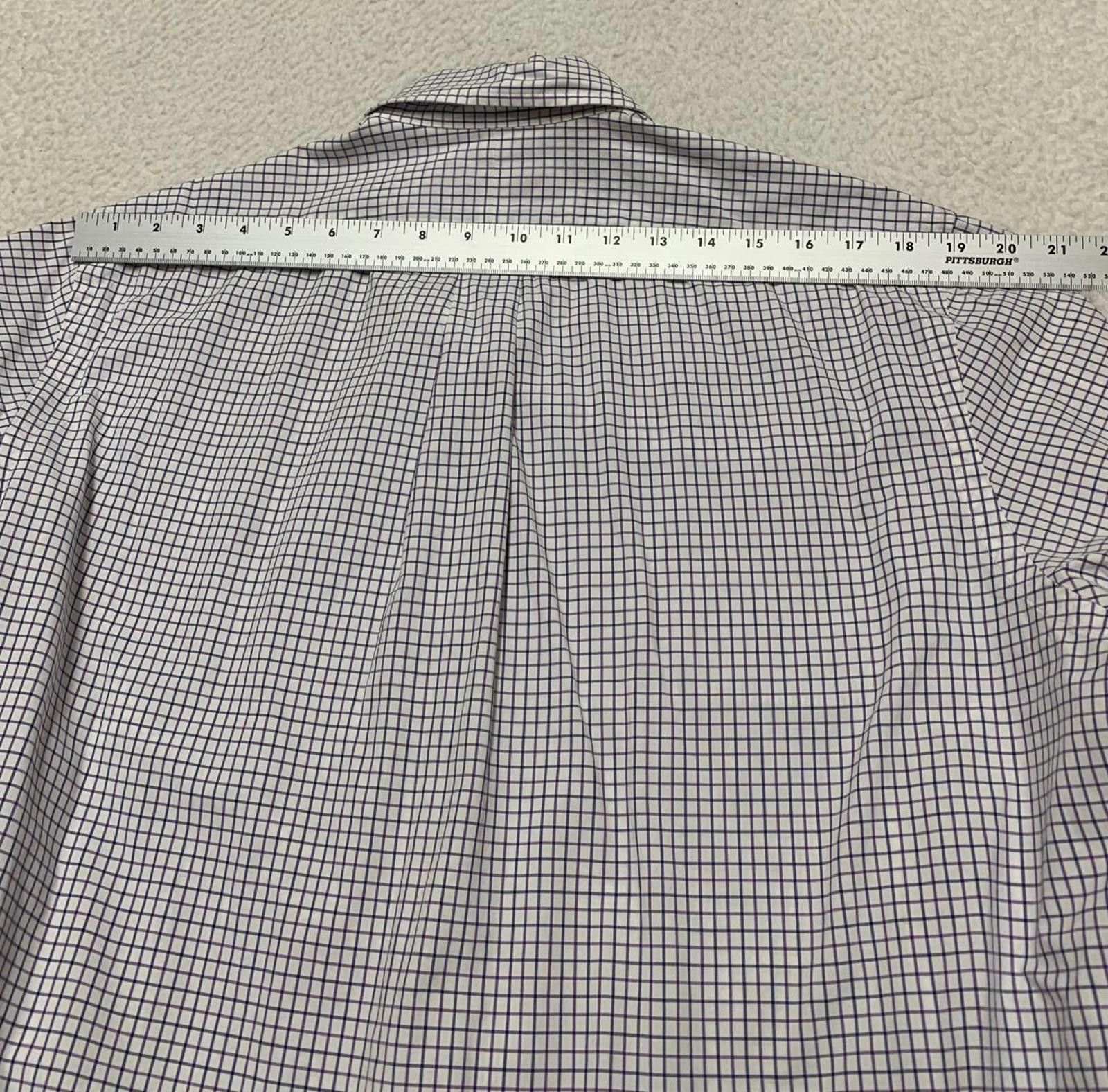Polo Ralph Lauren Ralph Lauren Men's XL White Grid Button-Down Shirt Size US XL / EU 56 / 4 - 10 Thumbnail