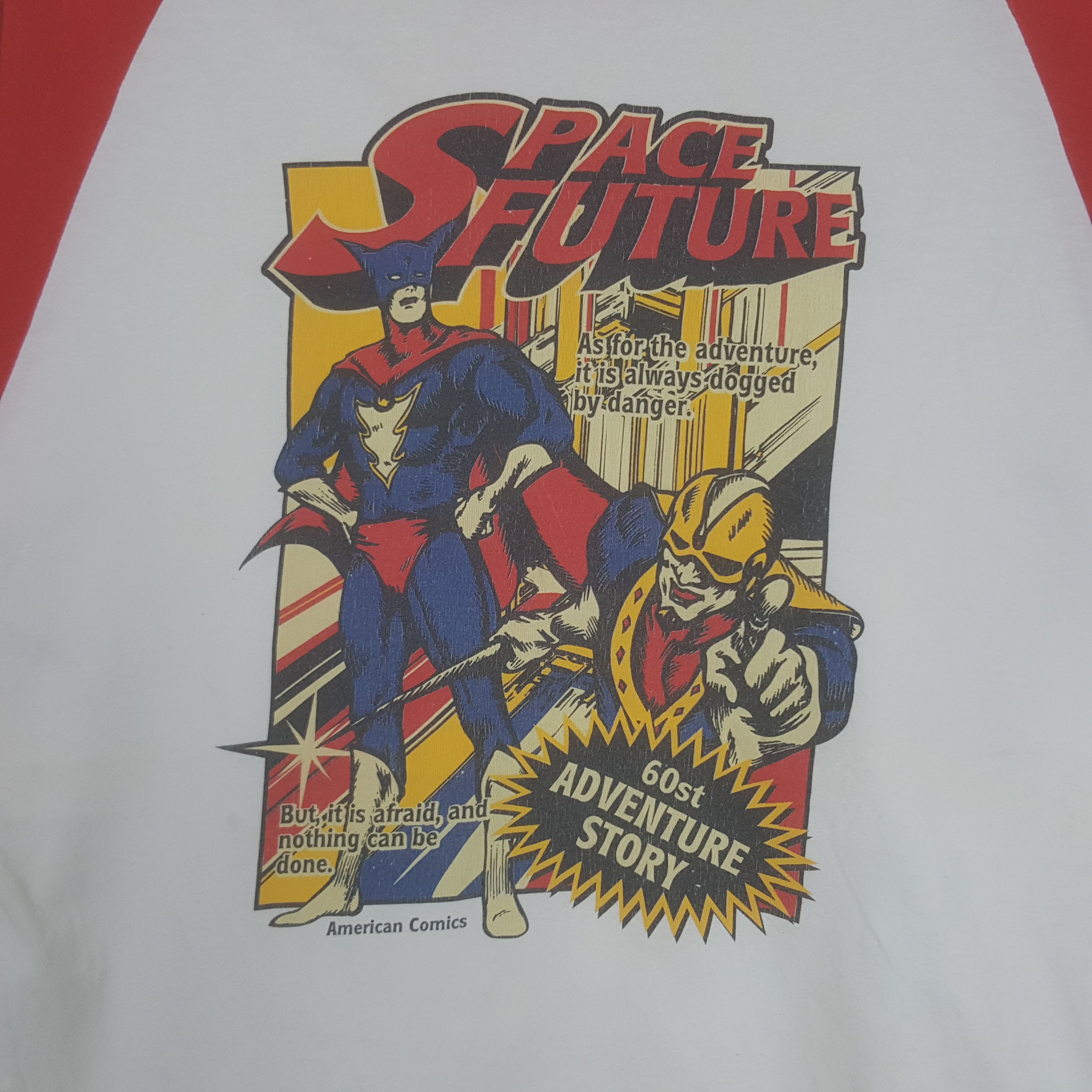Vintage Vintage Space Future American Comics Superhero Tshirt Size US M / EU 48-50 / 2 - 2 Thumbnail