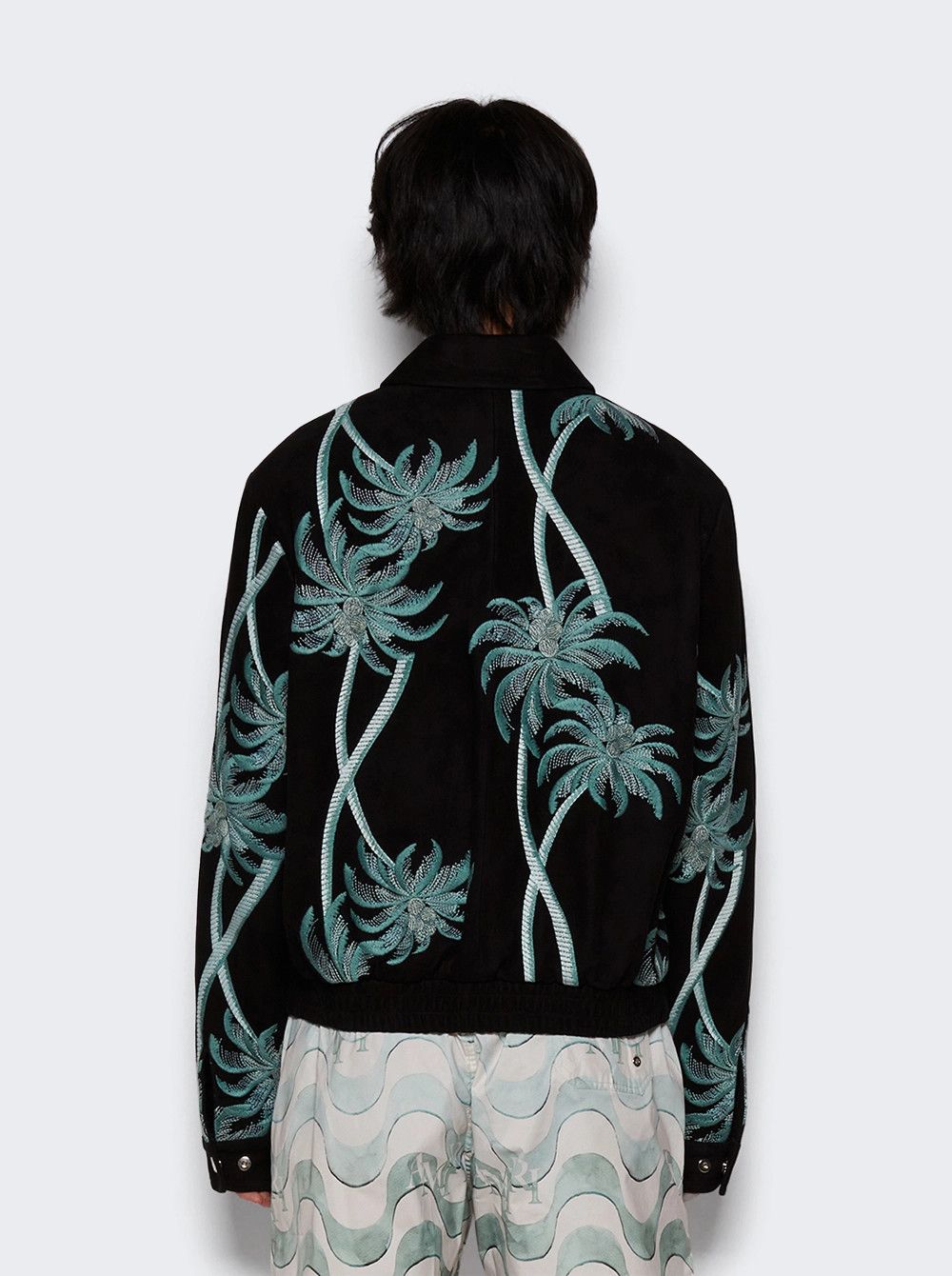 Amiri o1mle0326 Palm Blouson Jacket in Black Size US M / EU 48-50 / 2 - 5 Thumbnail