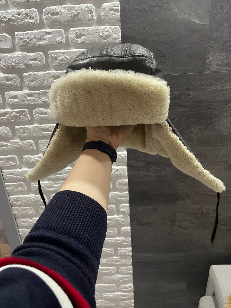 Vintage Ushanka hat Size 36 - 2 Thumbnail