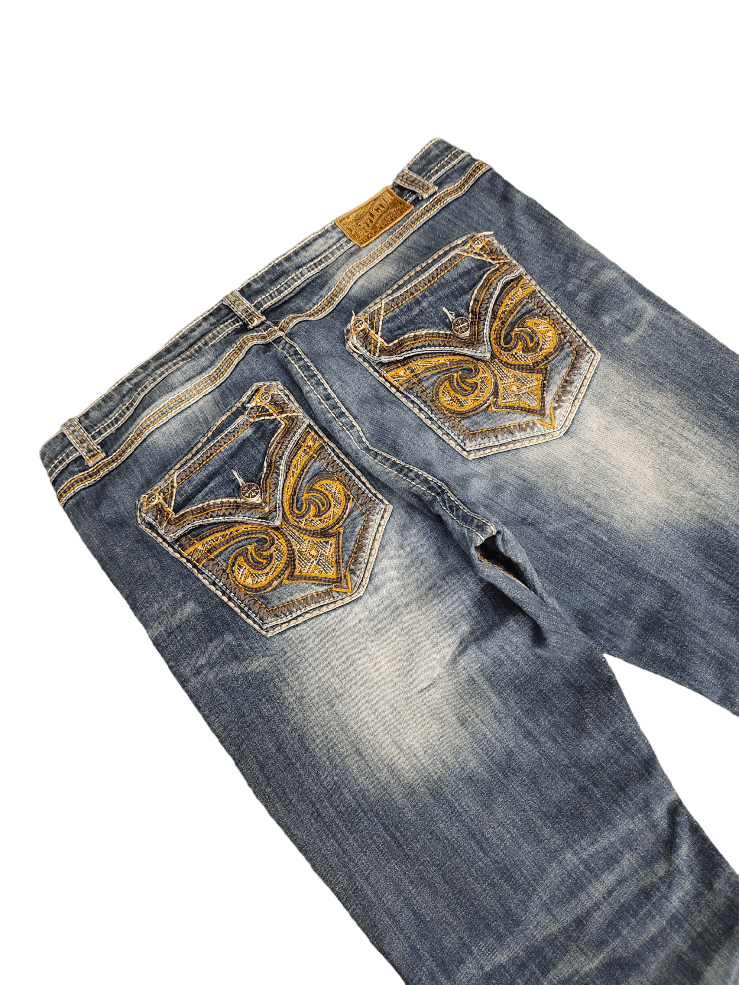 Affliction Affliction Blake Handcrafted Embroidered Jeans Y2k Ed Hardy Size US 42 / EU 58 - 4 Thumbnail