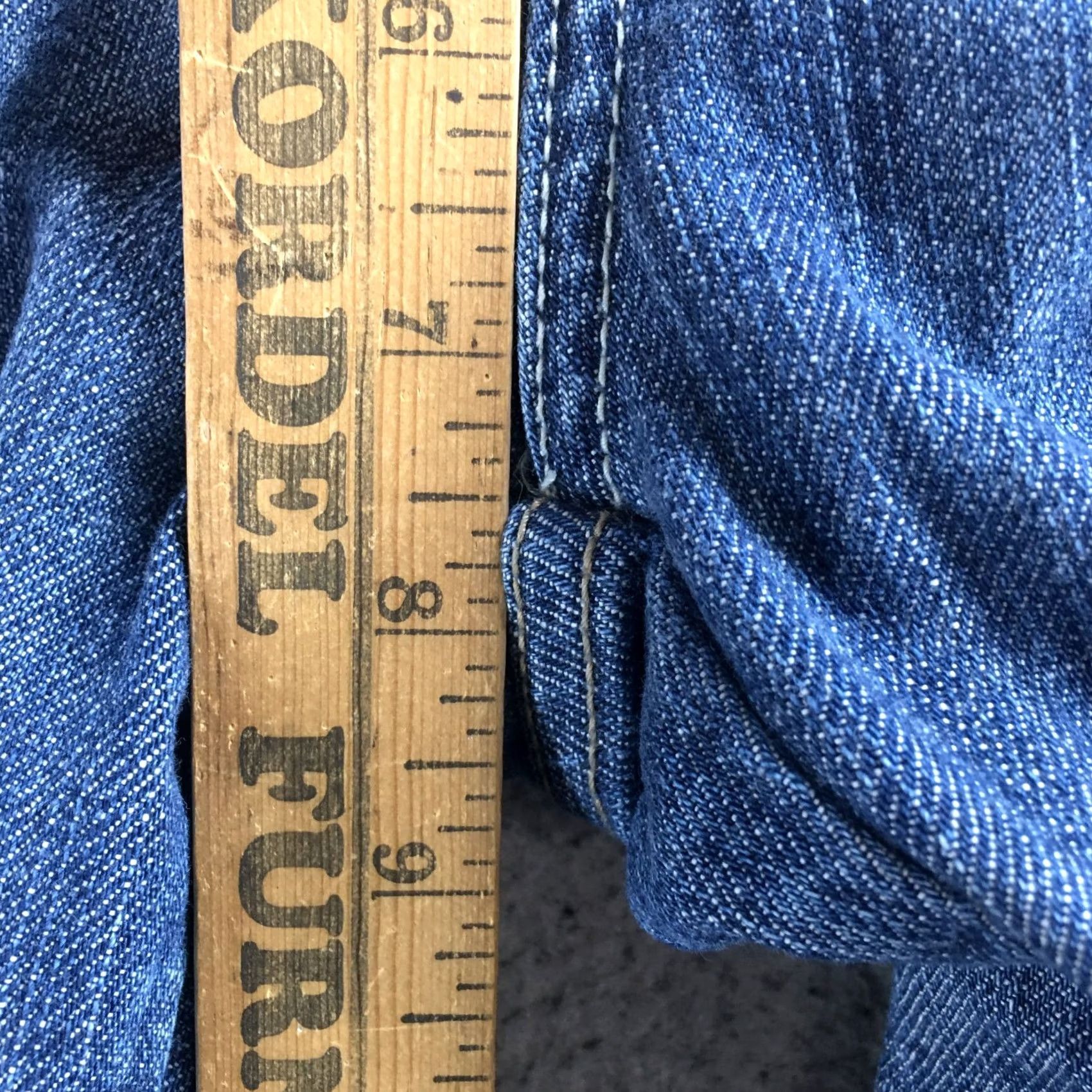 American Eagle Outfitters American Eagle Outfitters Skimmer Shorts Womens 4R Blue Denim Cotton Blend Size 27" / US 4 / IT 40 - 6 Thumbnail