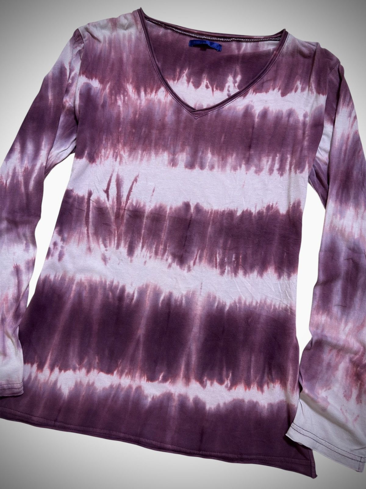 semanticdesign 2000’s Semanticdesign - Purple Tie Dye Ls T-Shirt Size US M / EU 48-50 / 2 - 2 Thumbnail